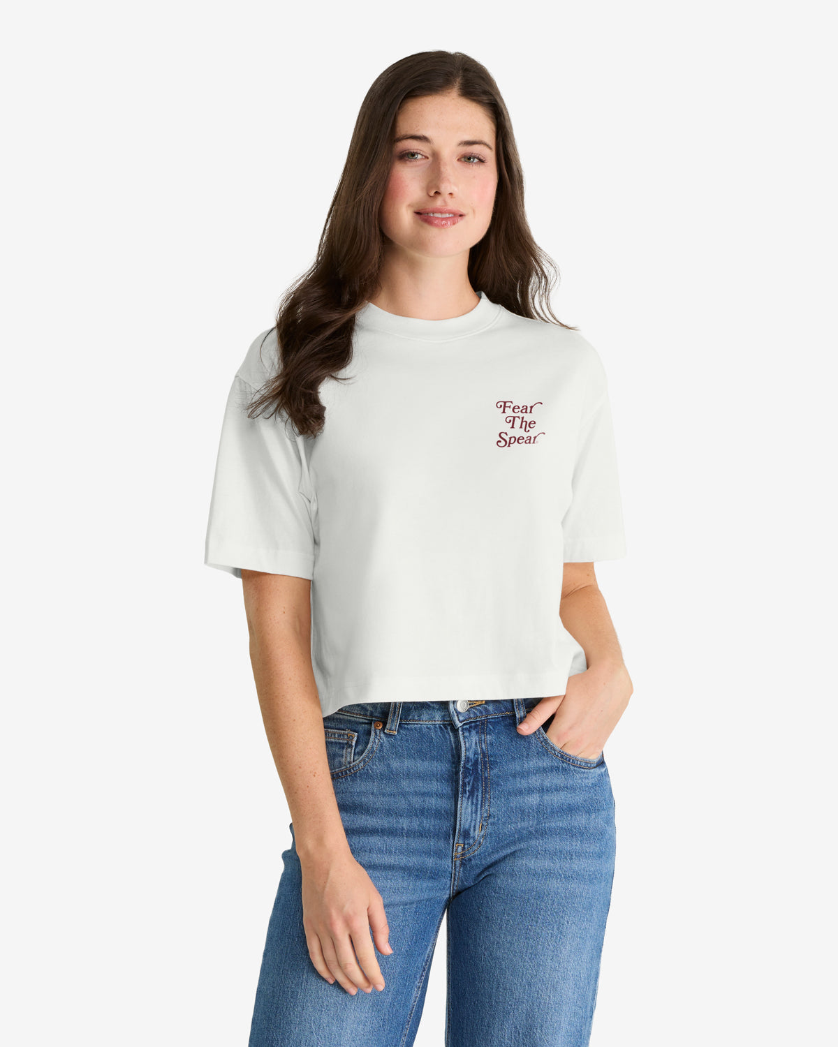 47-brand-reed-city-crop-tee-florida-state-sandstone-damen image 2