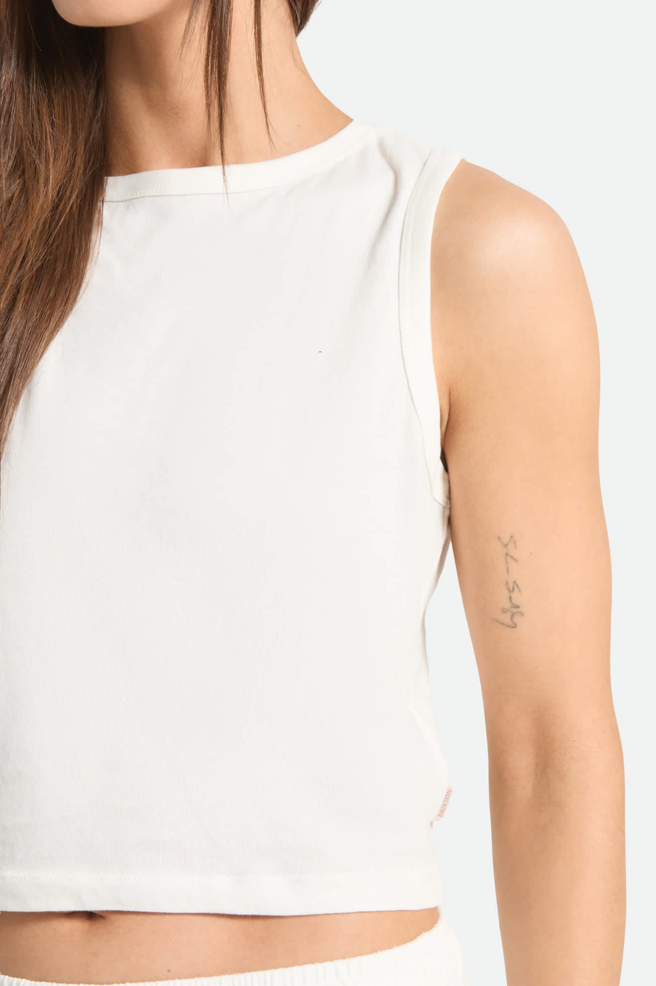 brixton-carefree-crop-tank-off-white-damen-bio-baumwolle image 5