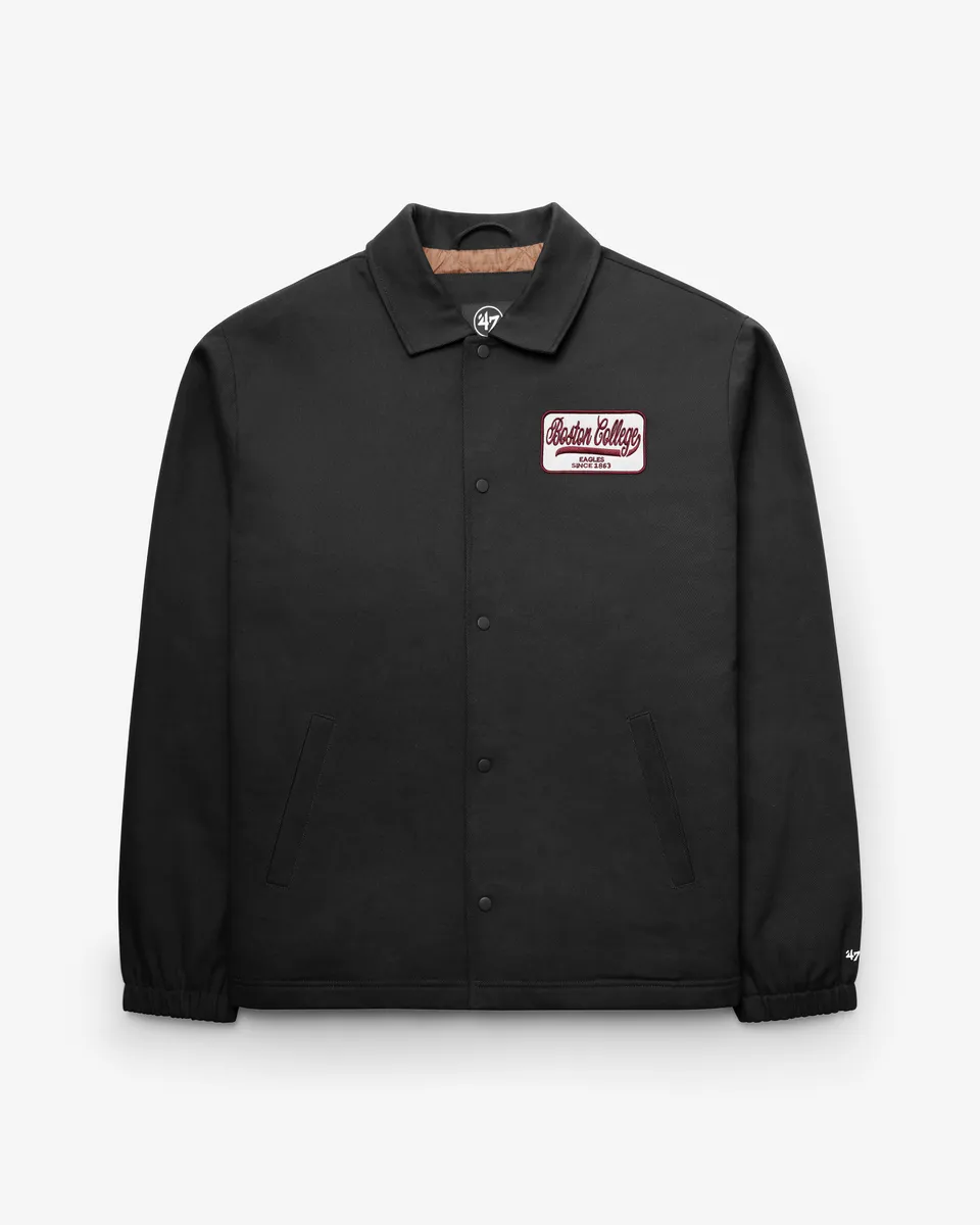47-boston-college-eagles-coaches-jacket-black-twill image 1