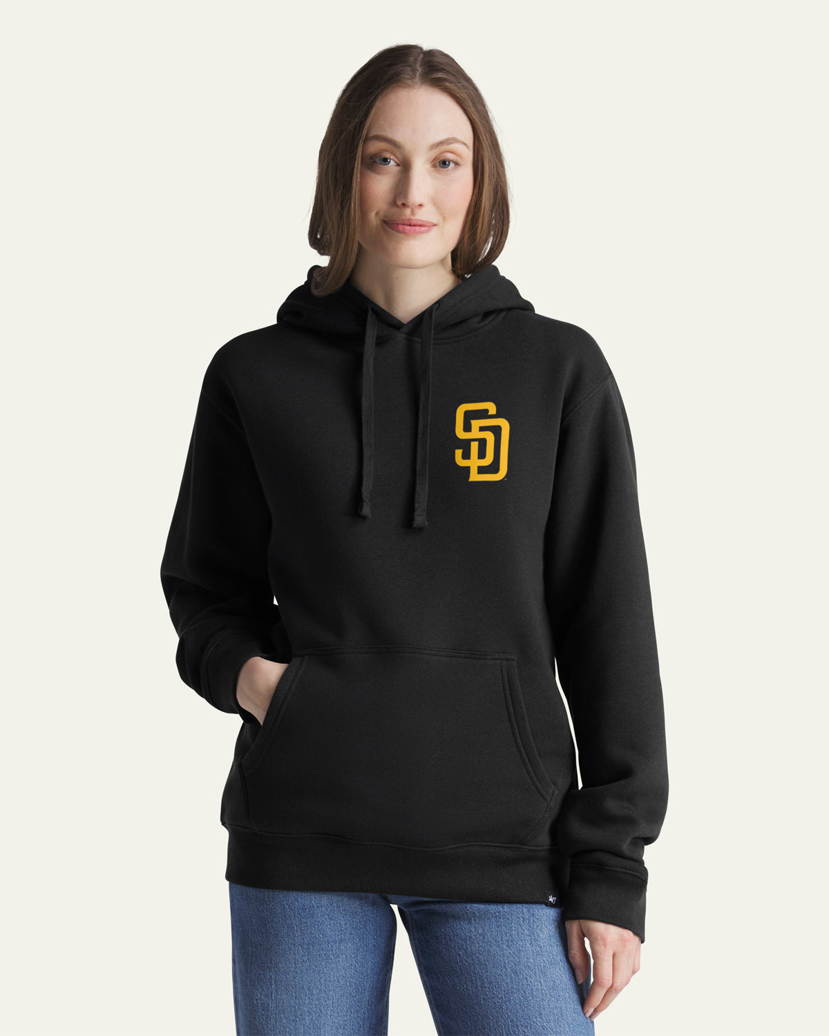 47-brand-san-diego-padres-game-mark-hoodie-herren-schwarz-fleece image 4