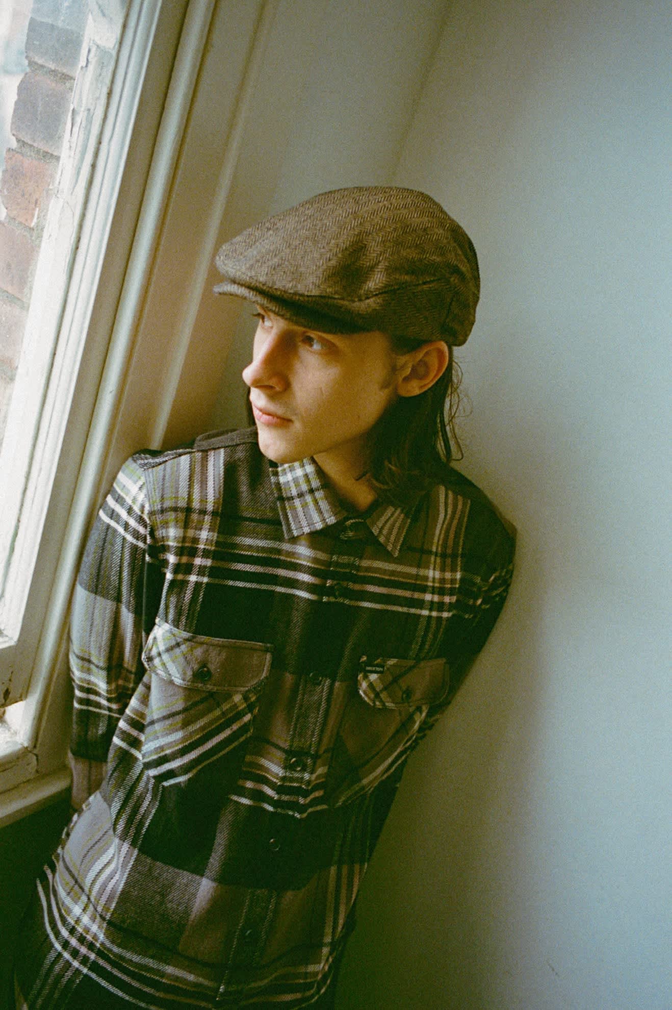 brixton-hooligan-flatcap-brown-khaki-fischgr-t image 4