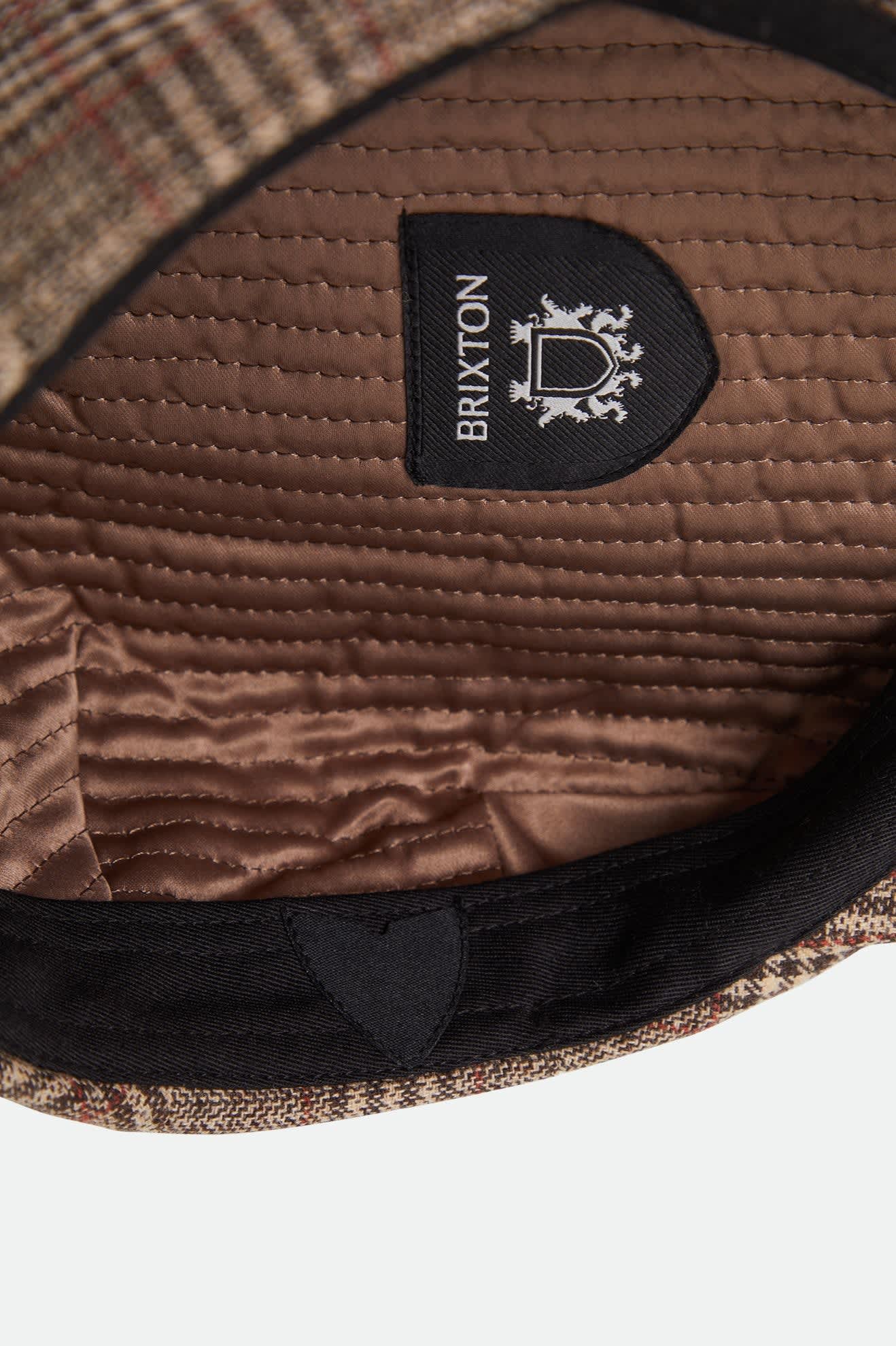 brixton-hooligan-flat-cap-brown-tan-red-plaid image 8