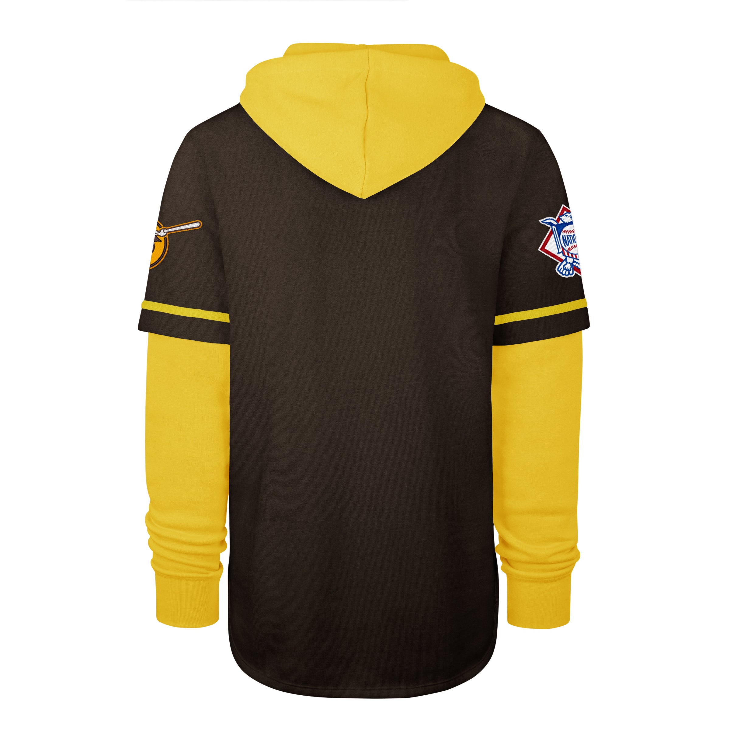47-brand-trifecta-shortstop-pullover-hoodie-padres-braun image 2
