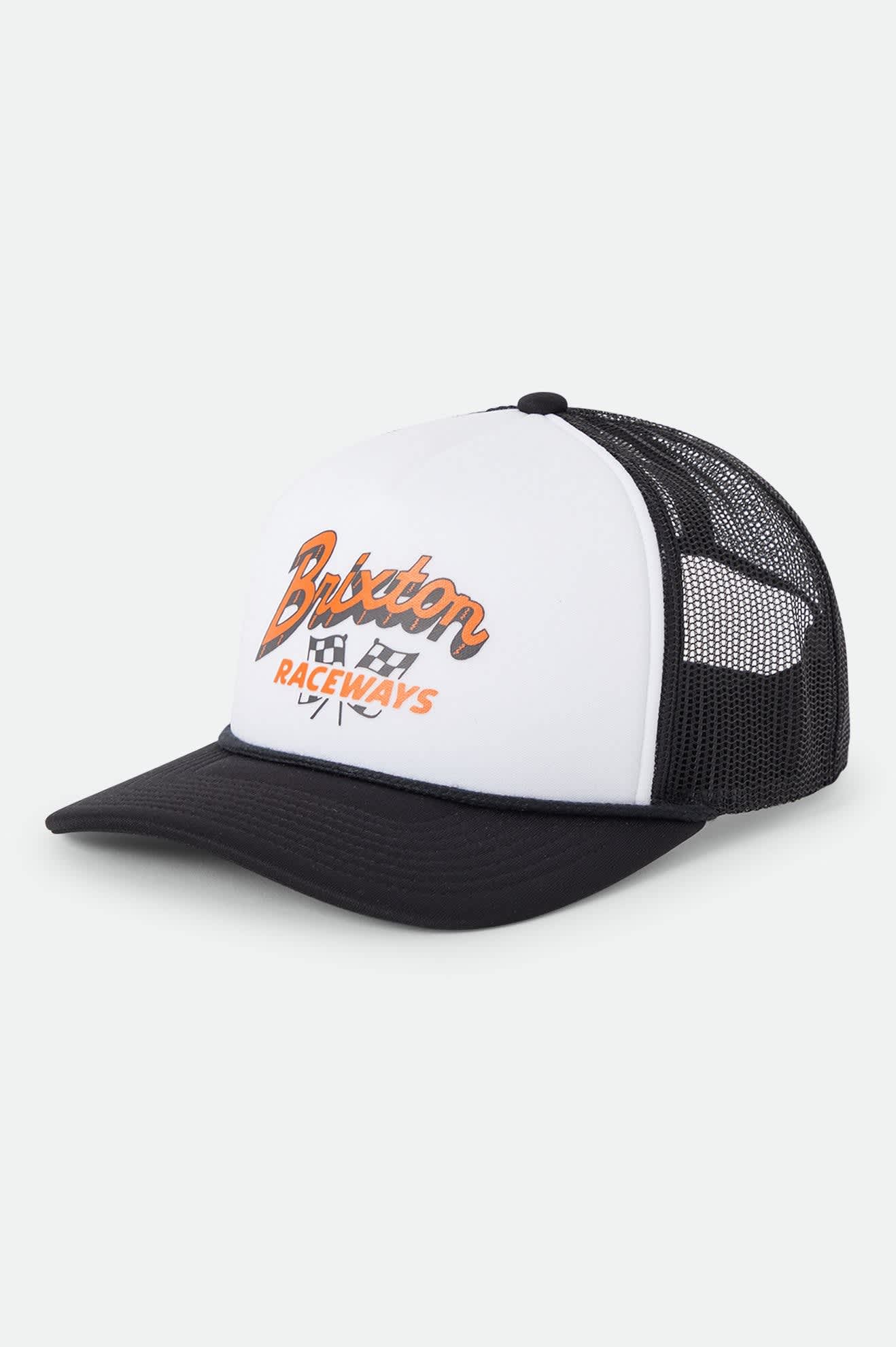 brixton-clemont-trucker-cap-schwarz-wei-mesh image 1