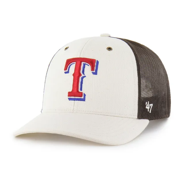 47-trucker-texas-rangers-cap-natural-carhartt-snapback image 1