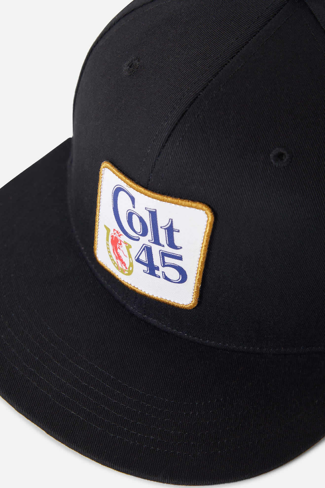 brixton-colt-45-snapback-cap-schwarz-flat-bill image 3