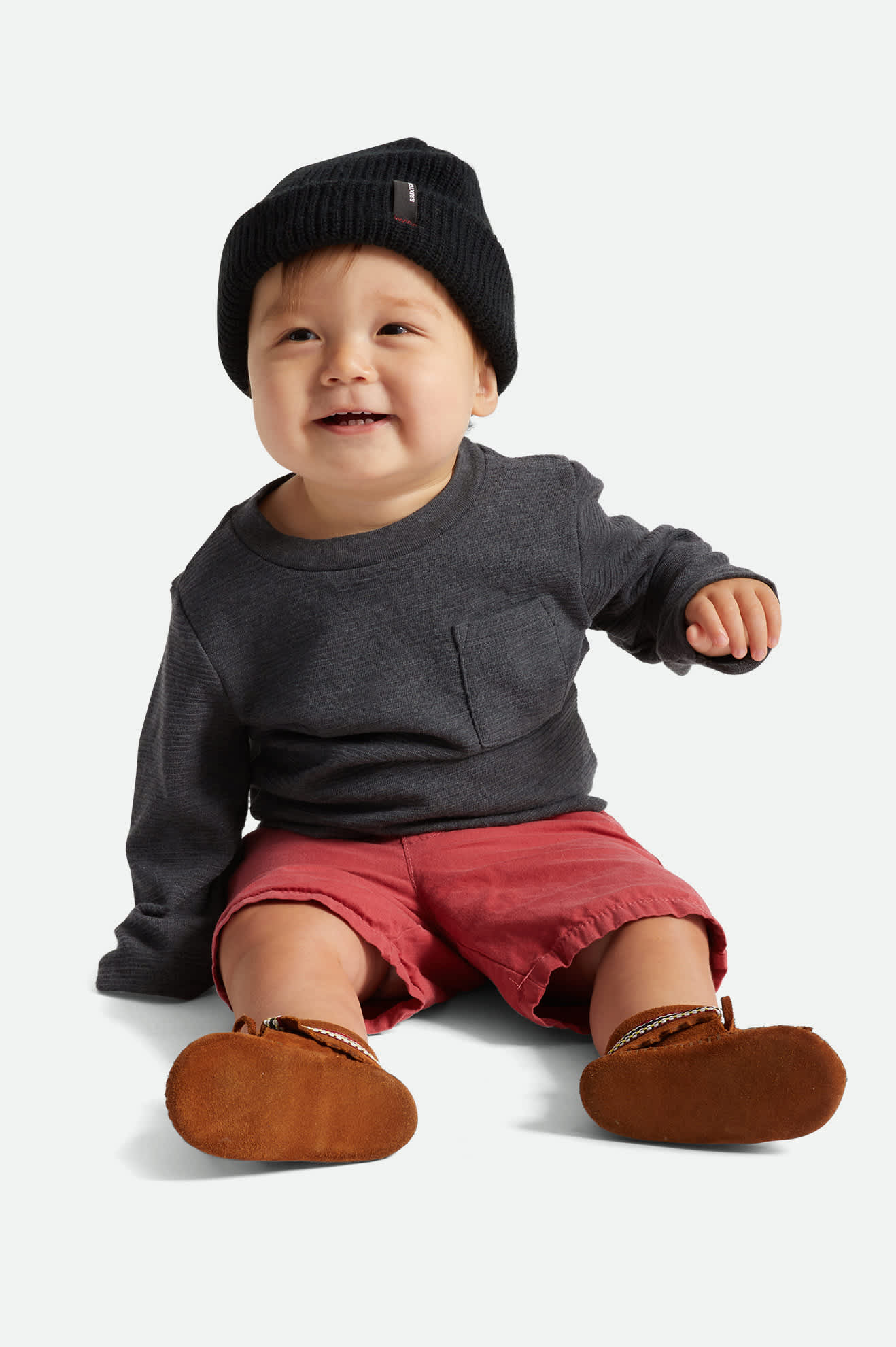 brixton-baby-heist-beanie-m-tze-schwarz-acryl image 3