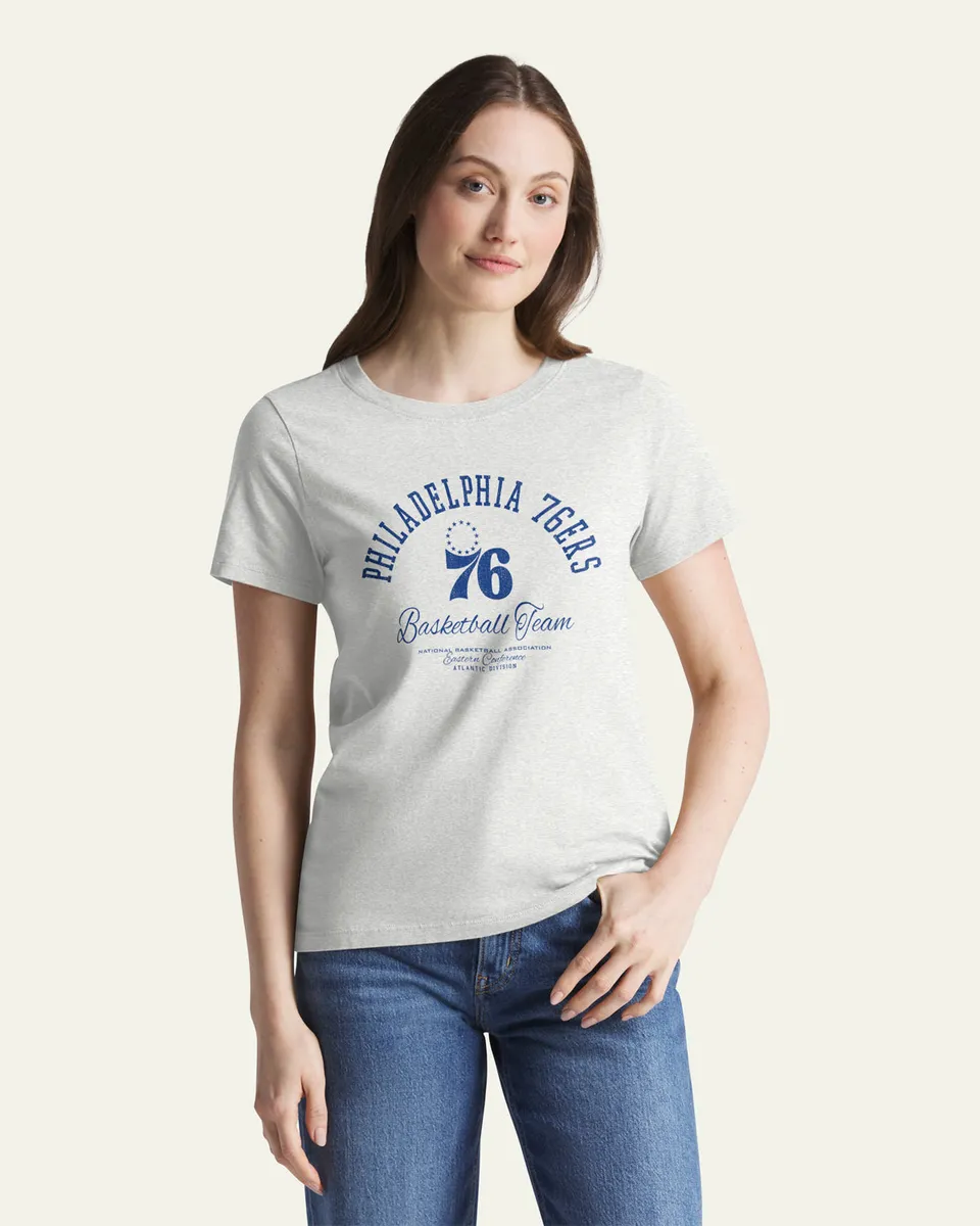 47-everyday-tee-philadelphia-76ers-t-shirt-grau-damen image 1