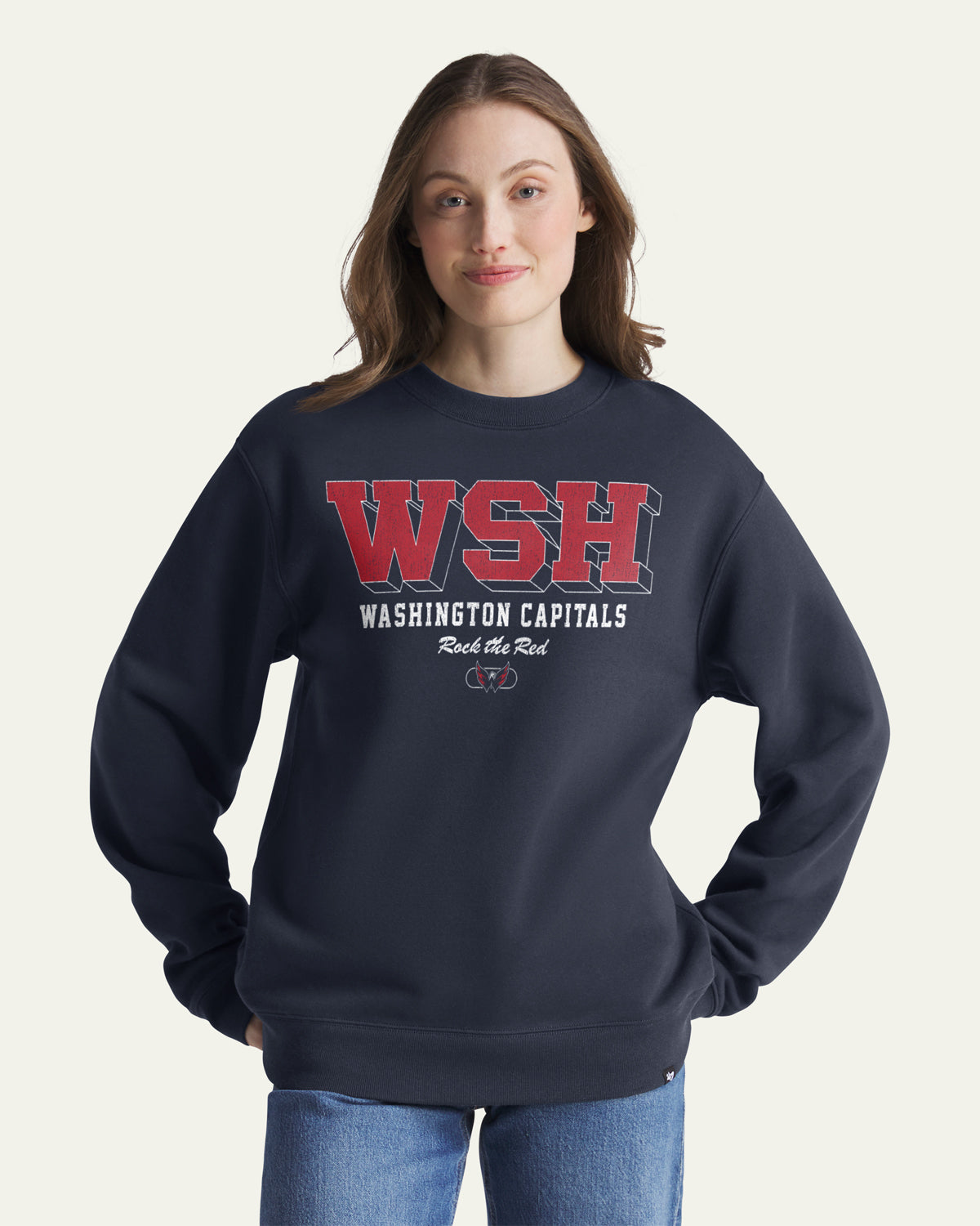 47-headline-crew-standing-tall-capitals-sweatshirt-herren-navy image 3