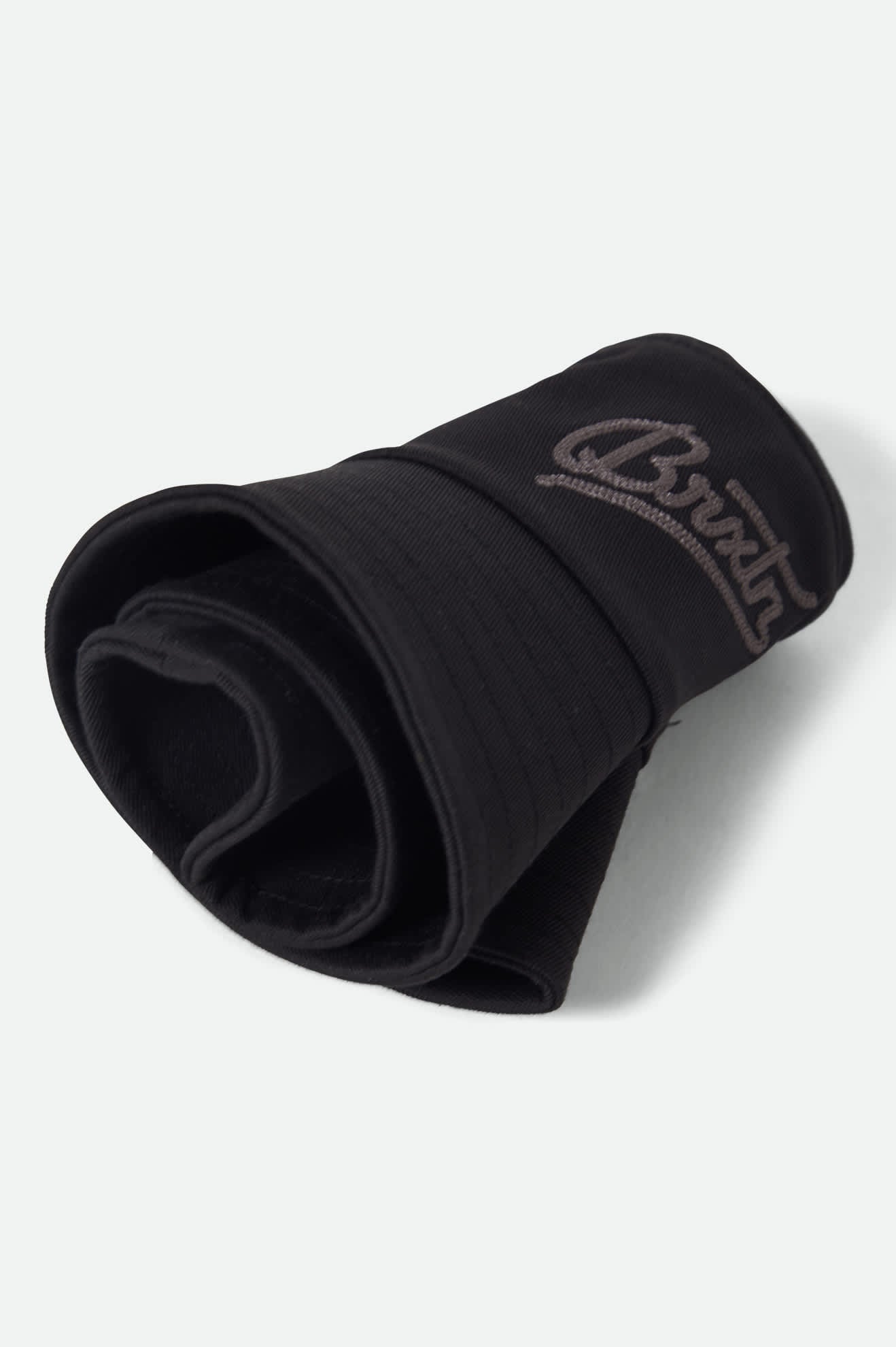 brixton-eldon-bucket-hat-schwarz-packbar-baumwolle image 3