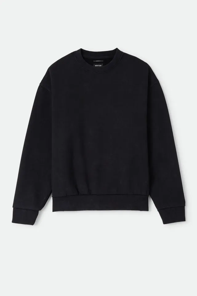 brixton-baseline-crew-fleece-sweatshirt-schwarz image 1