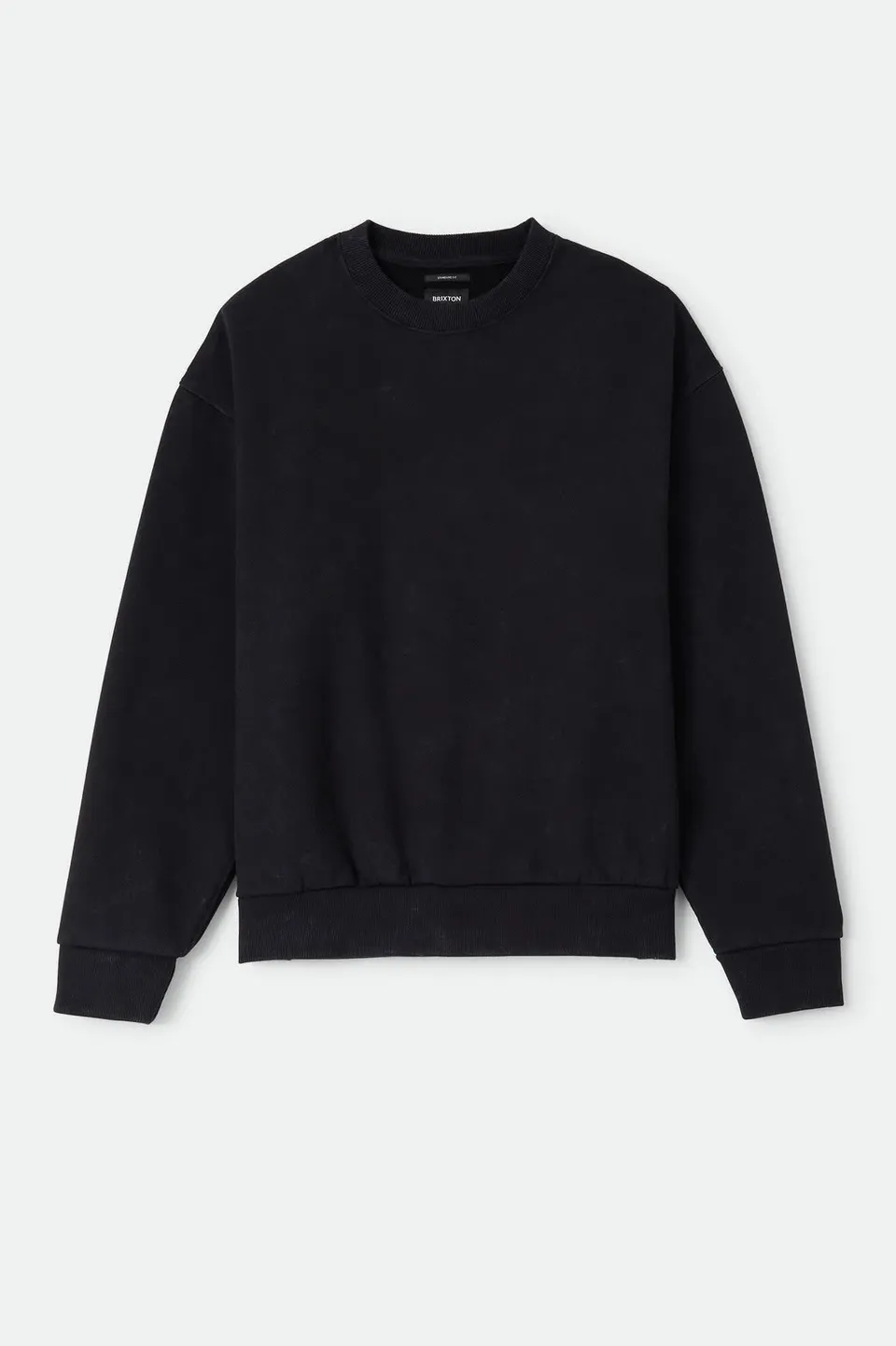 brixton-baseline-crew-fleece-sweatshirt-schwarz image 1