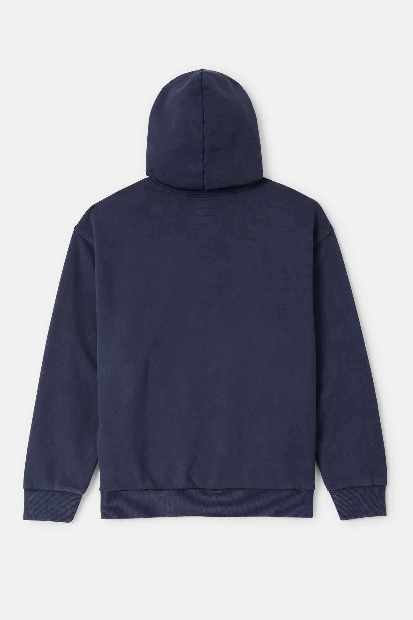 brixton-baseline-hood-fleece-washed-navy-vintage-wash image 5