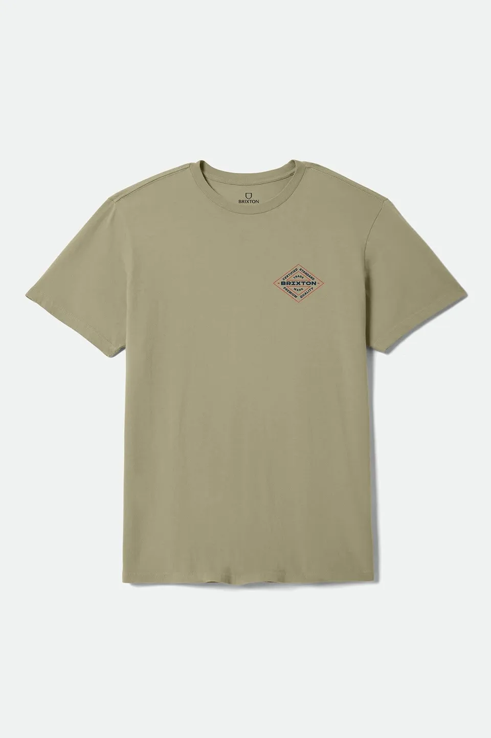 brixton-lowry-standard-t-shirt-olive-surplus-worn-wash image 1