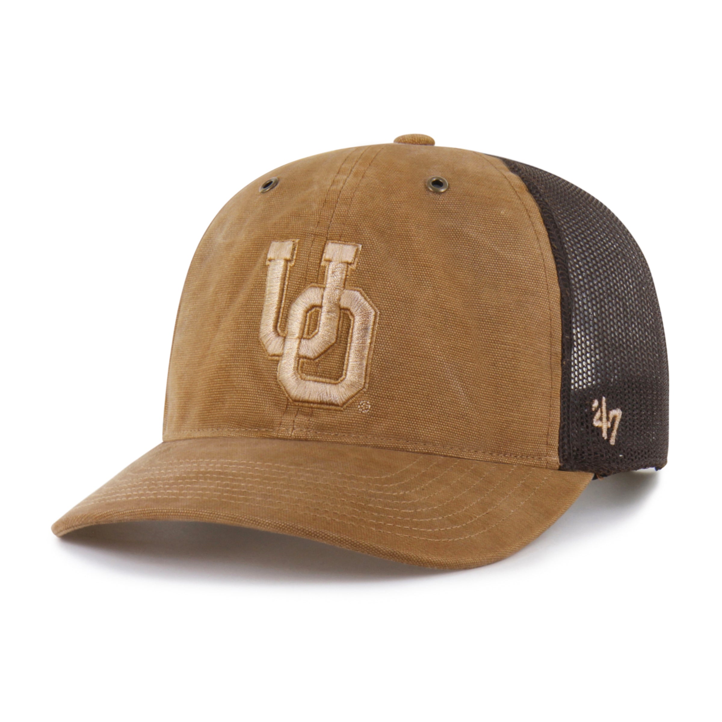 47-brand-oregon-ducks-carhartt-47-trucker-cap-braun-snapback image 4