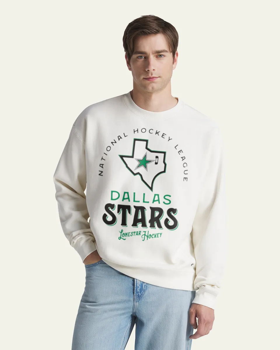 47-brand-headline-dallas-stars-sweatshirt-herren-sandstone image 1