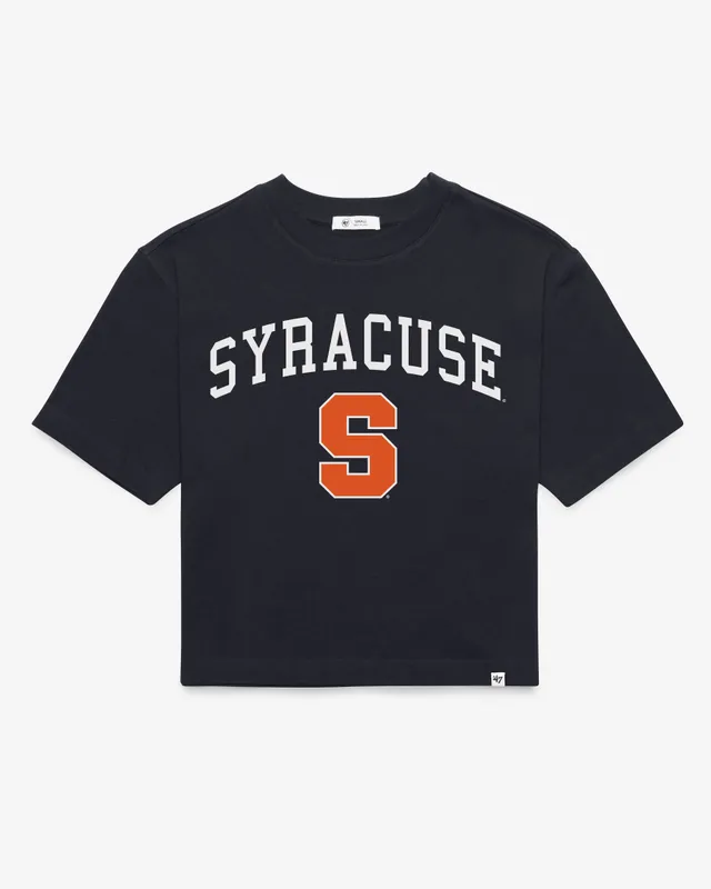 47-brand-reed-city-syracuse-orange-damen-t-shirt-navy-cropped image 1