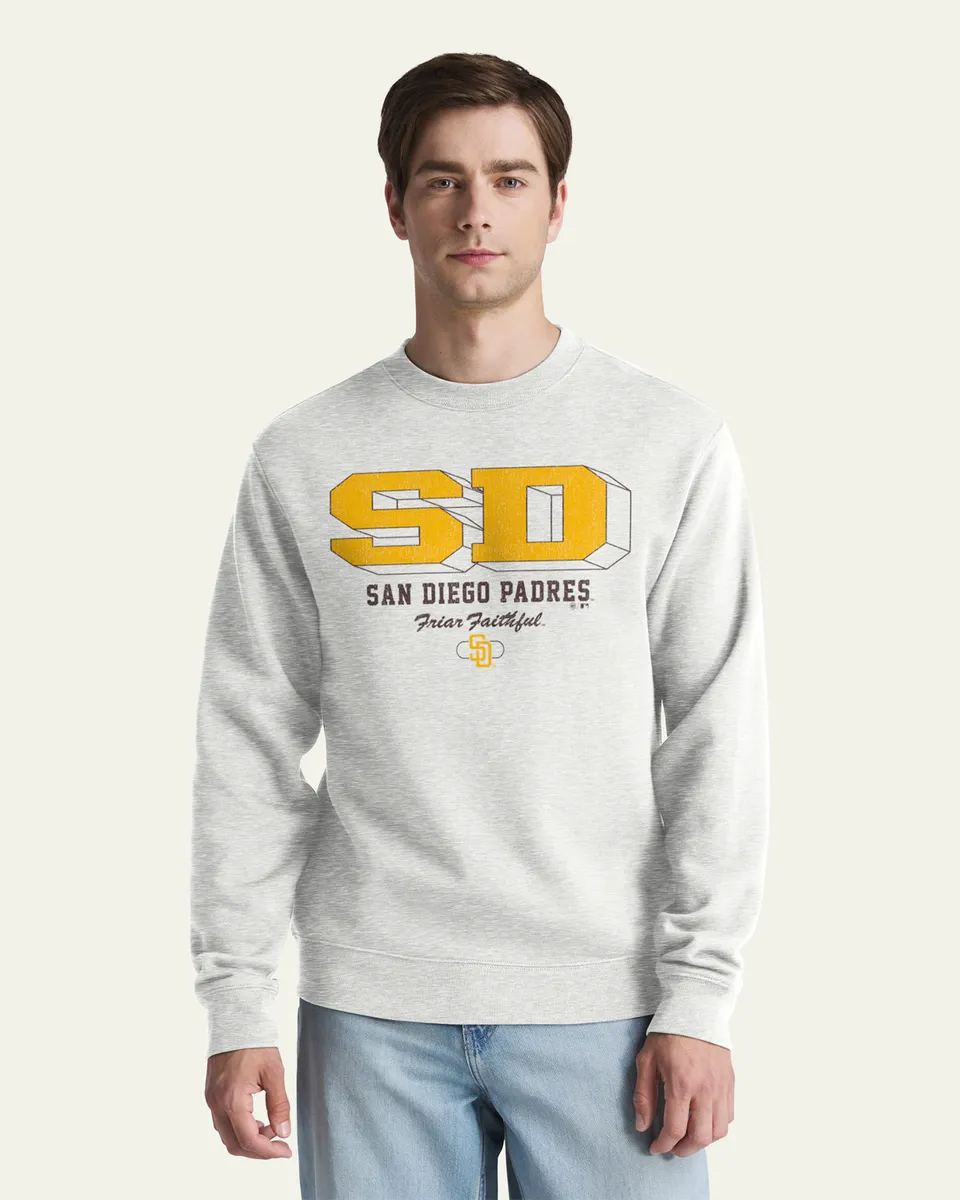 47-brand-headline-san-diego-padres-sweatshirt-herren-grau image 1
