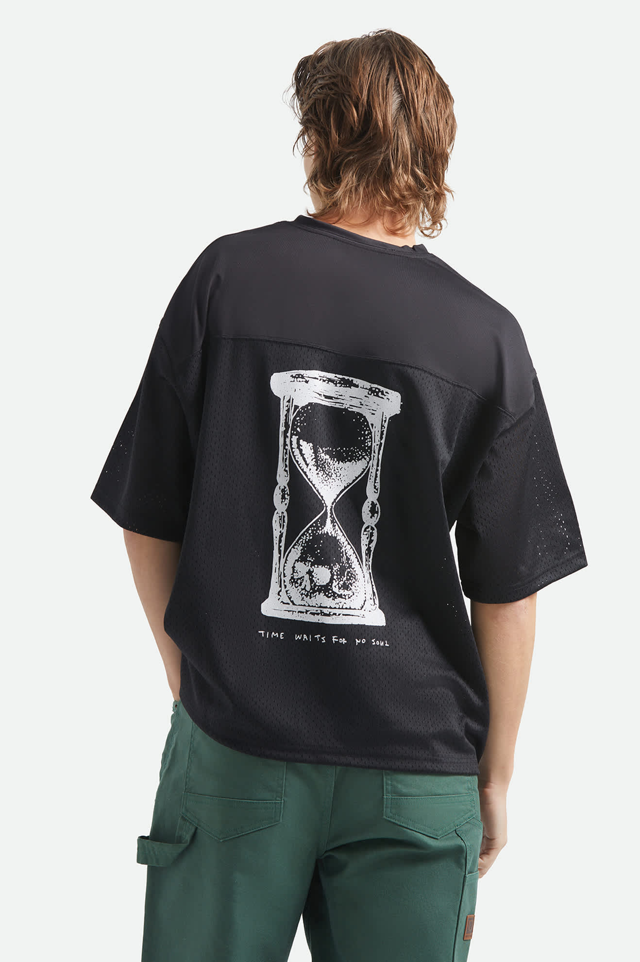 brixton-baggy-mesh-practice-jersey-trikot-black-white-chippa image 4