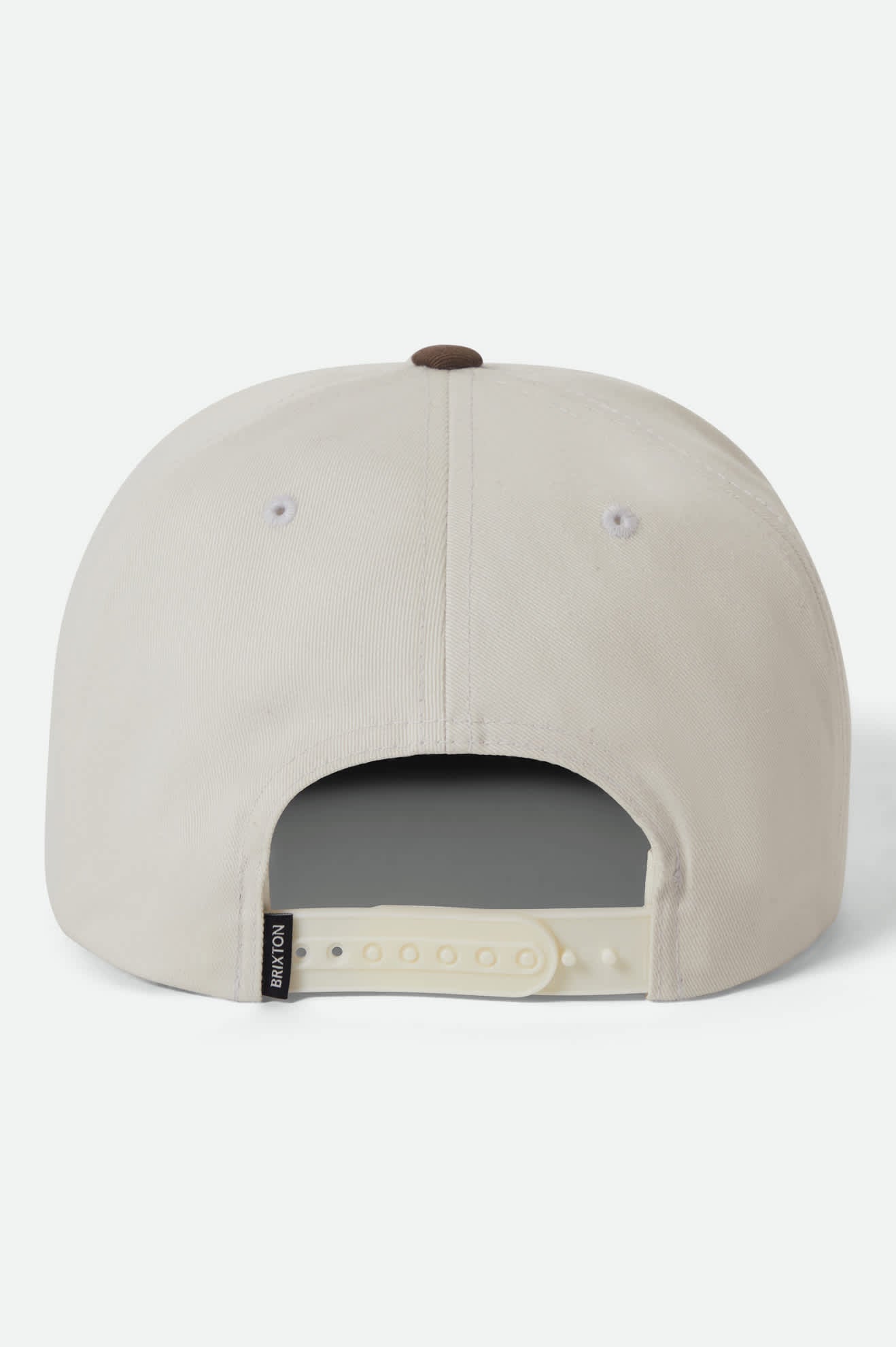 brixton-rhett-snapback-off-white-pinecone-brown-cap image 3