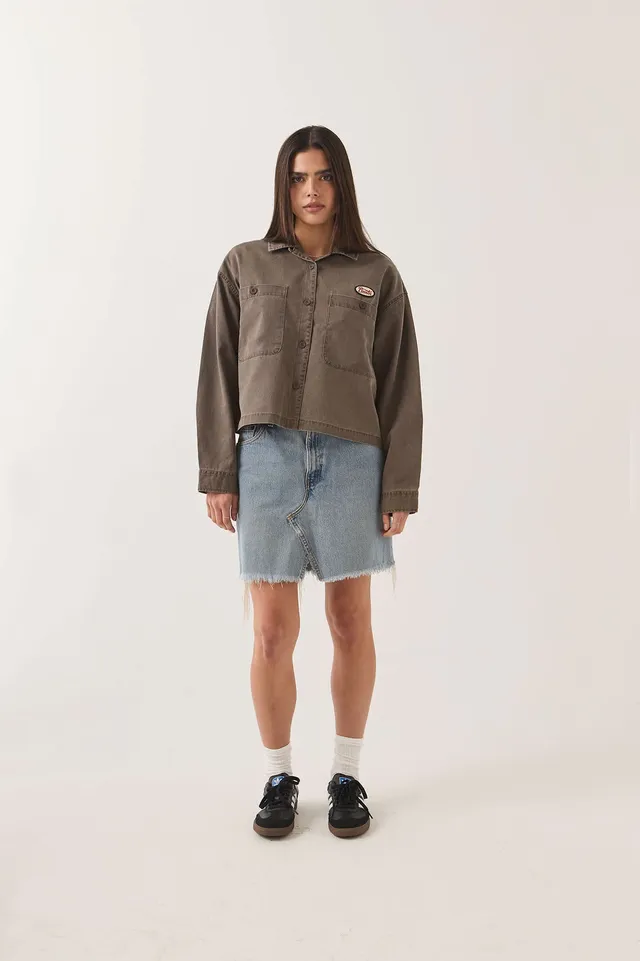 brixton-utopia-overshirt-walnut-brown-baumwolle image 1