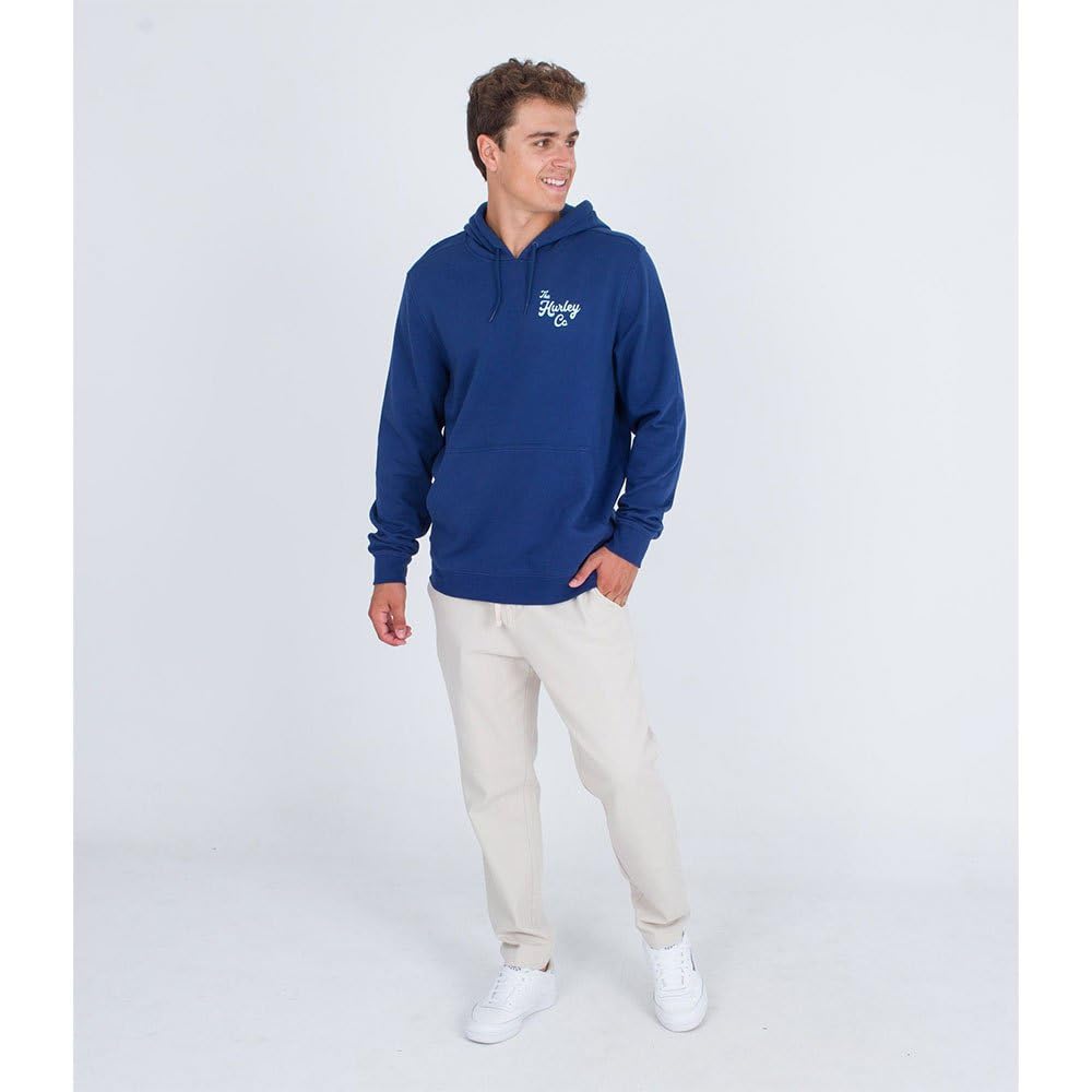 hurley-ukelele-fleece-hoodie-herren-blue-void-l image 7