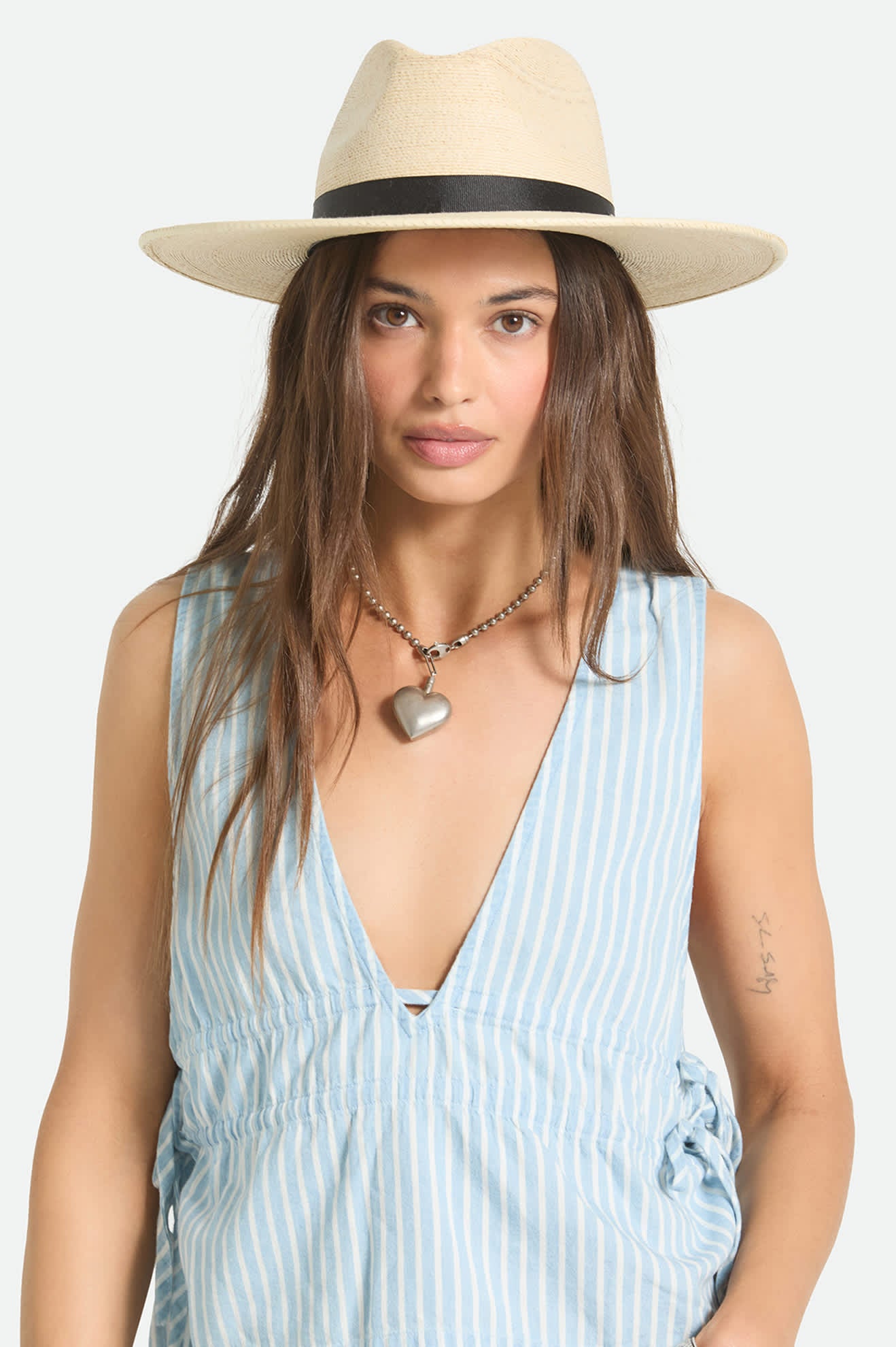 brixton-harper-straw-hat-strohhut-natural-damen image 2