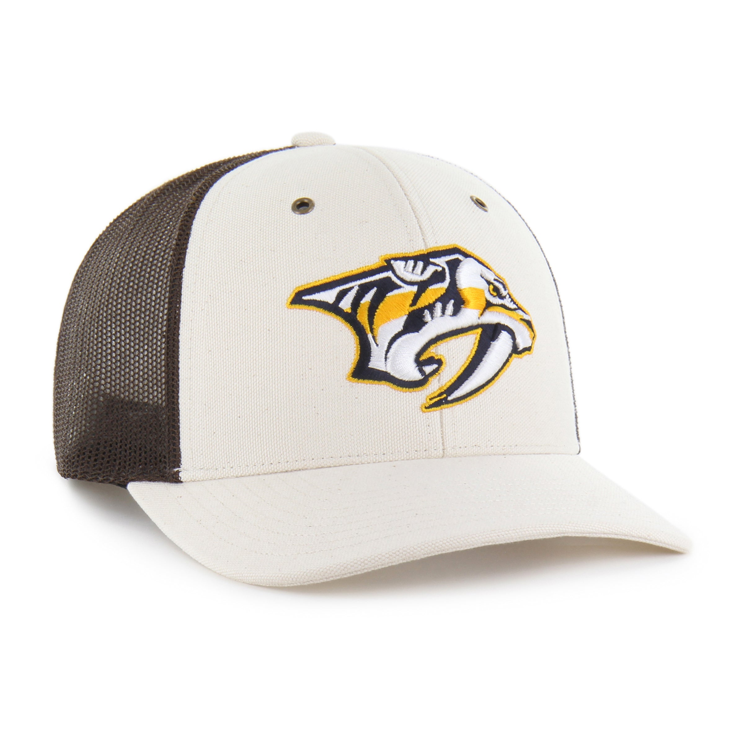 47-carhartt-undyed-trucker-cap-nashville-predators-natural image 4