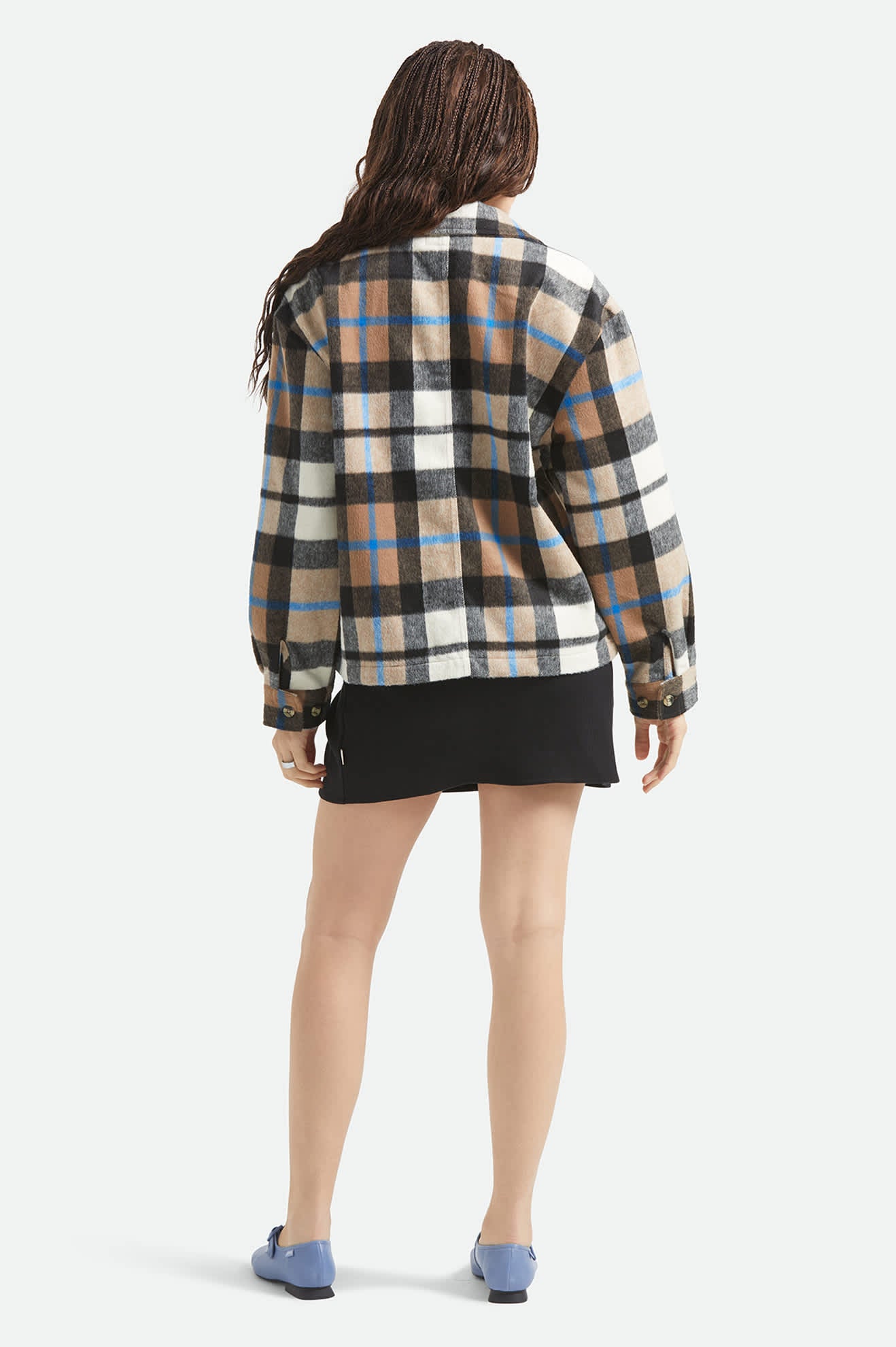 brixton-bowery-flanellhemd-damen-schwarz-soft-brushed image 4