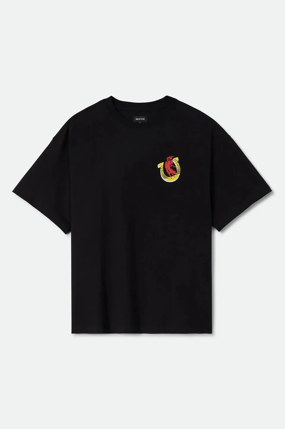 brixton-colt-45-everytime-short-sleeve-oversized-t-shirt-schwarz image 1