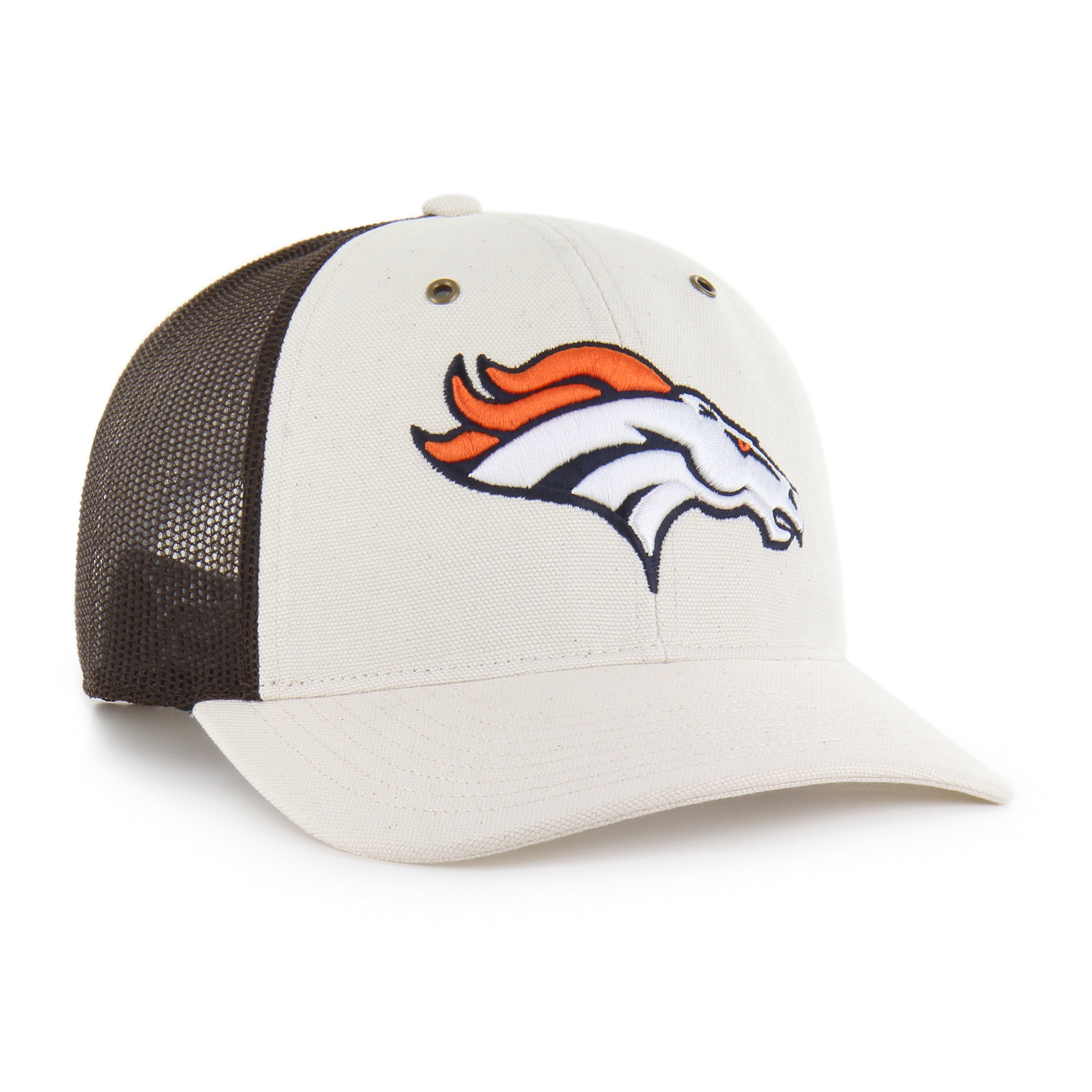 47-brand-denver-broncos-carhartt-trucker-cap-natural-snapback image 4