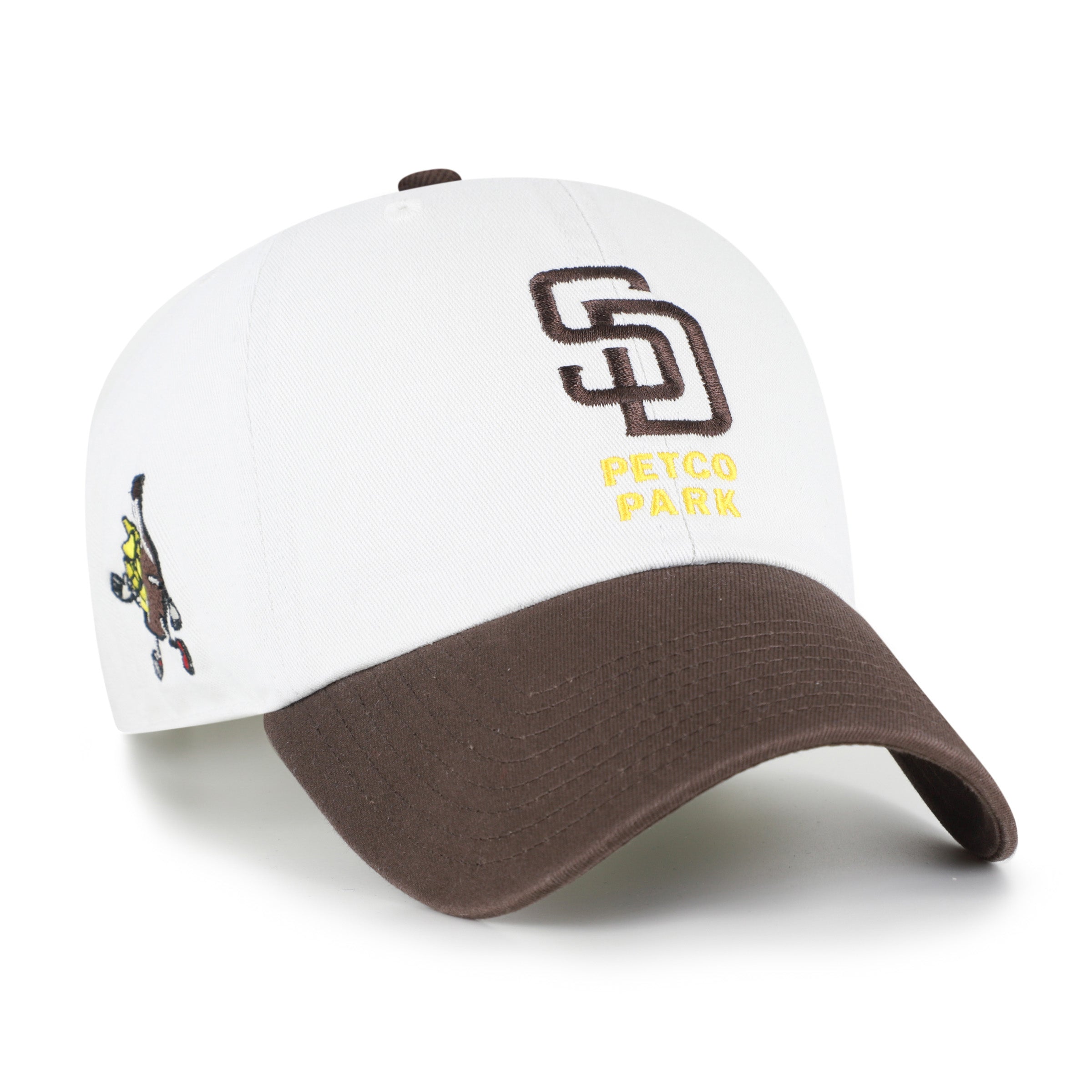 47-brand-47-clean-up-san-diego-padres-bite-zone-cap-sandstone image 1