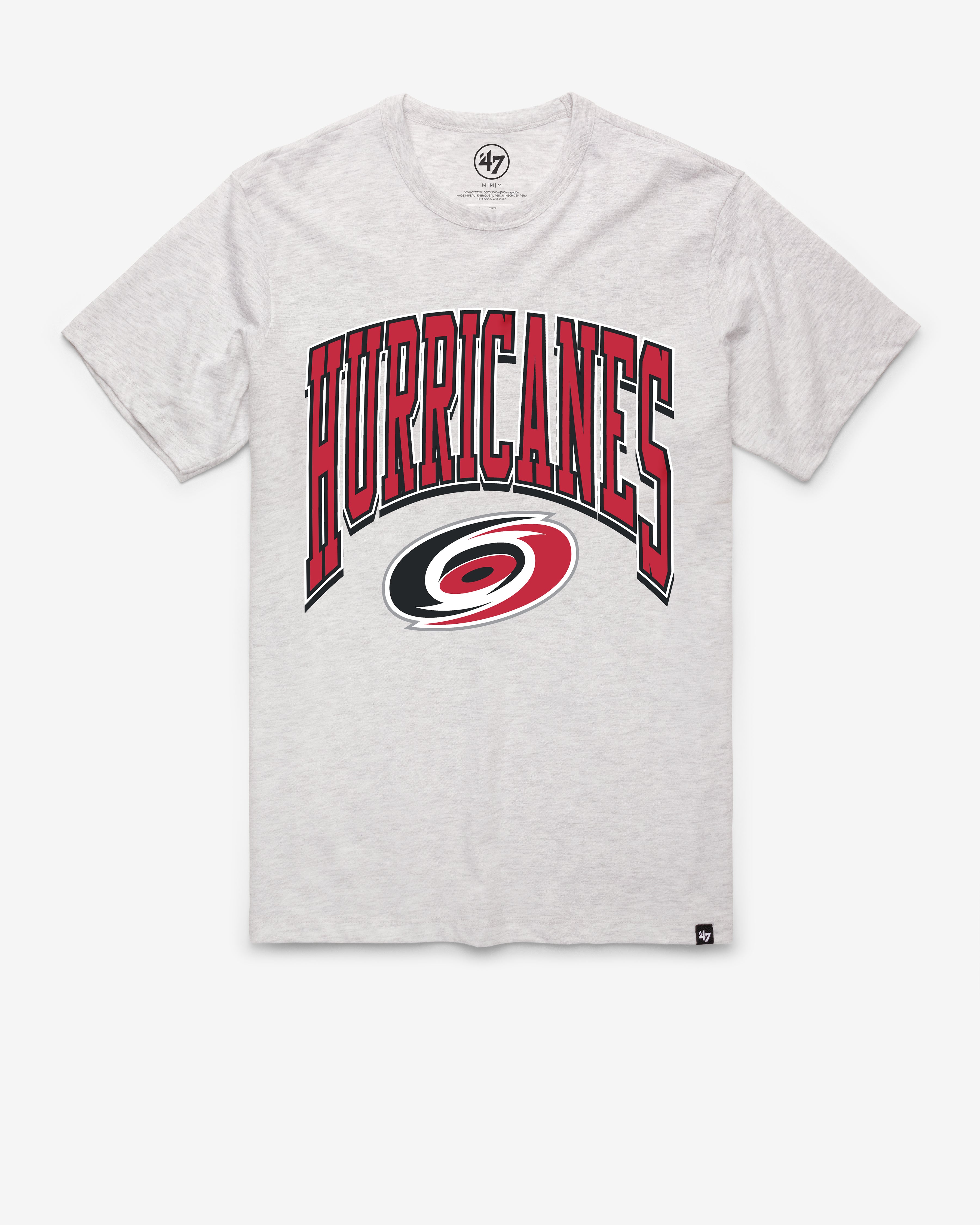 47-brand-franklin-carolina-hurricanes-t-shirt-relay-grey image 1