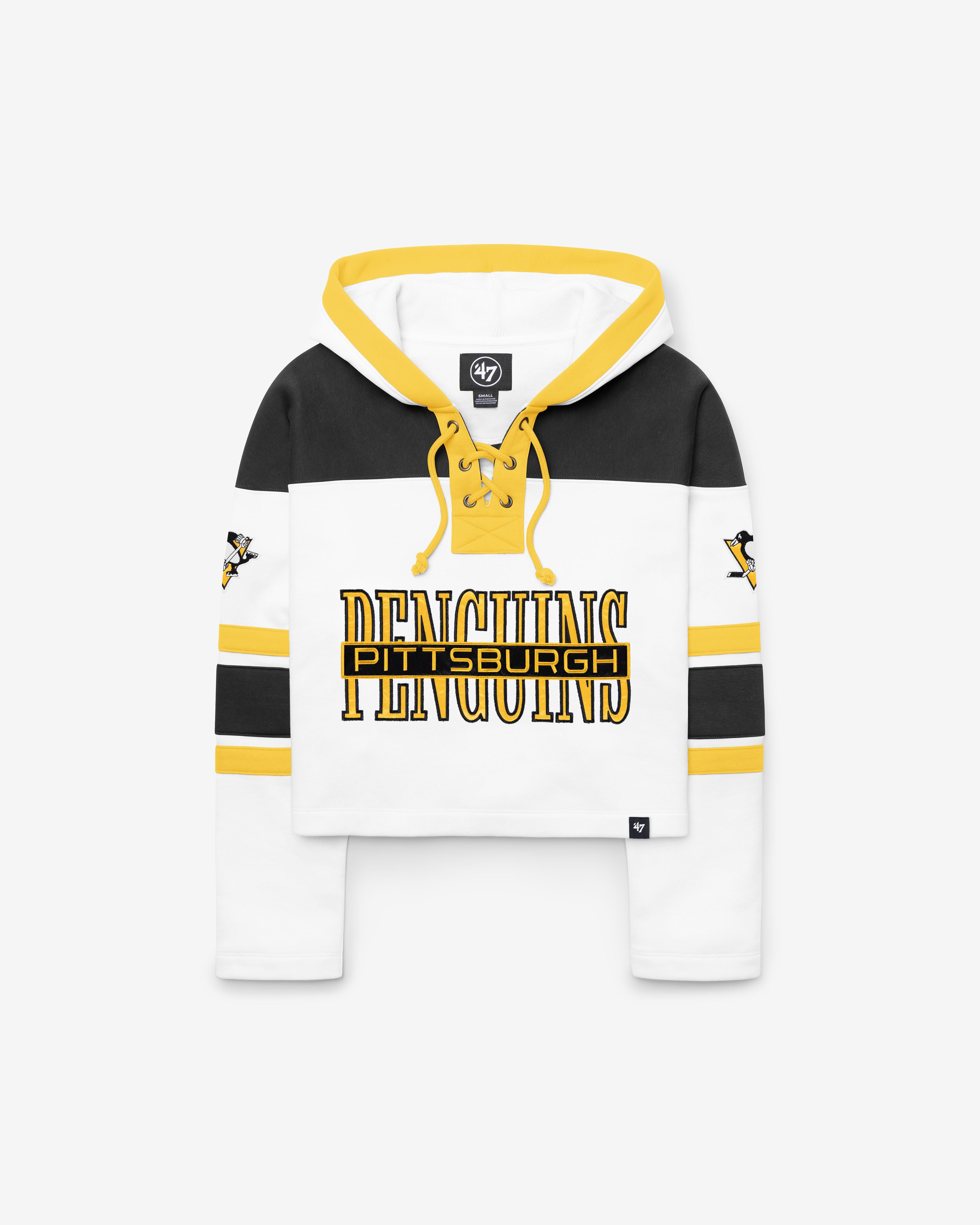 47-pittsburgh-penguins-lacer-hoodie-white-wash-damen-fleece image 1
