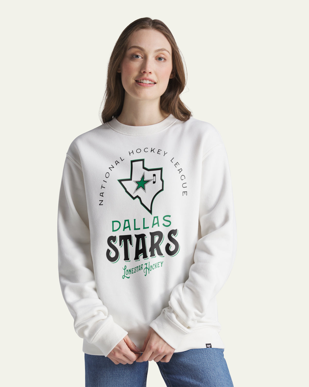 47-brand-headline-dallas-stars-sweatshirt-herren-sandstone image 3
