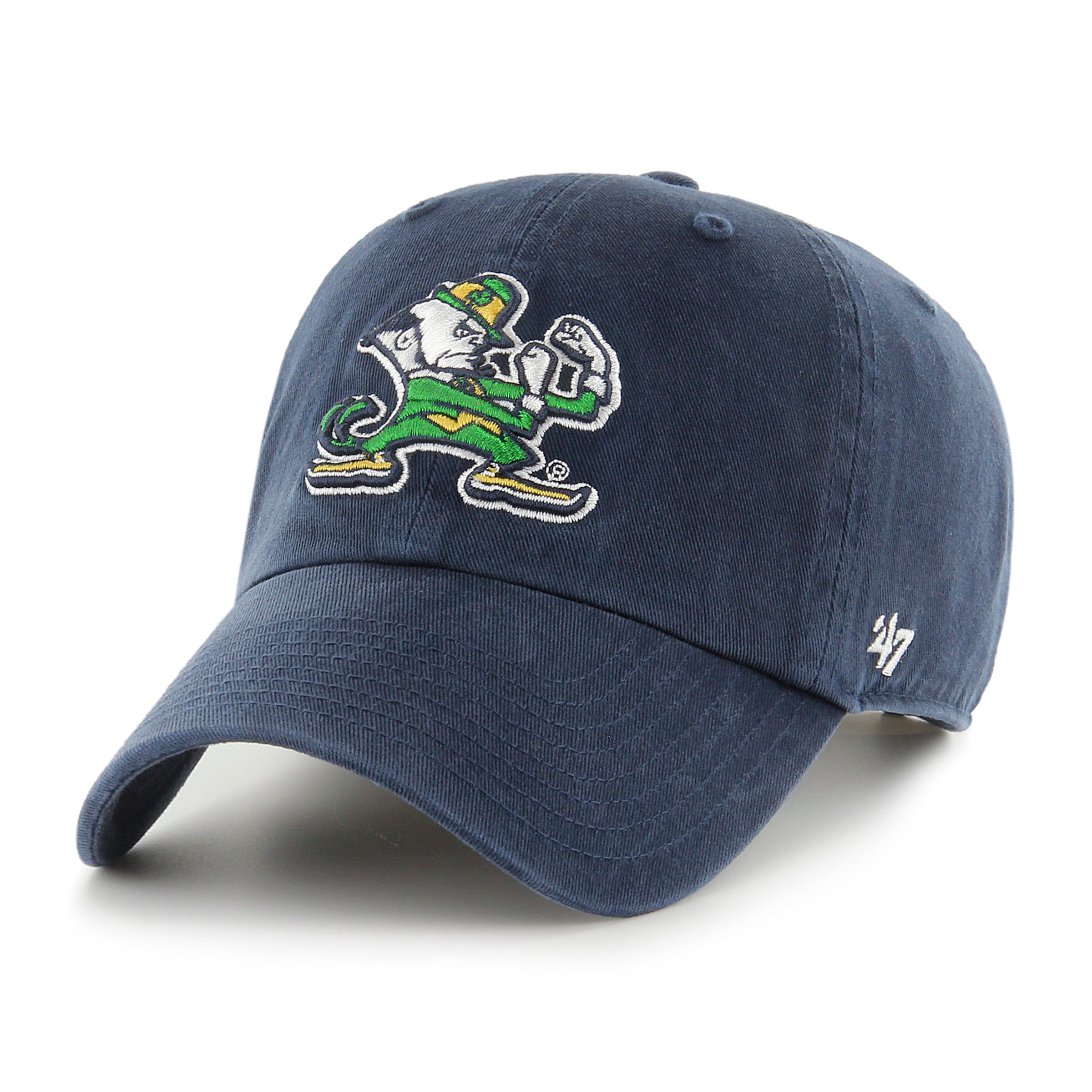 47-brand-clean-up-notre-dame-fighting-irish-cap-navy-osf image 1