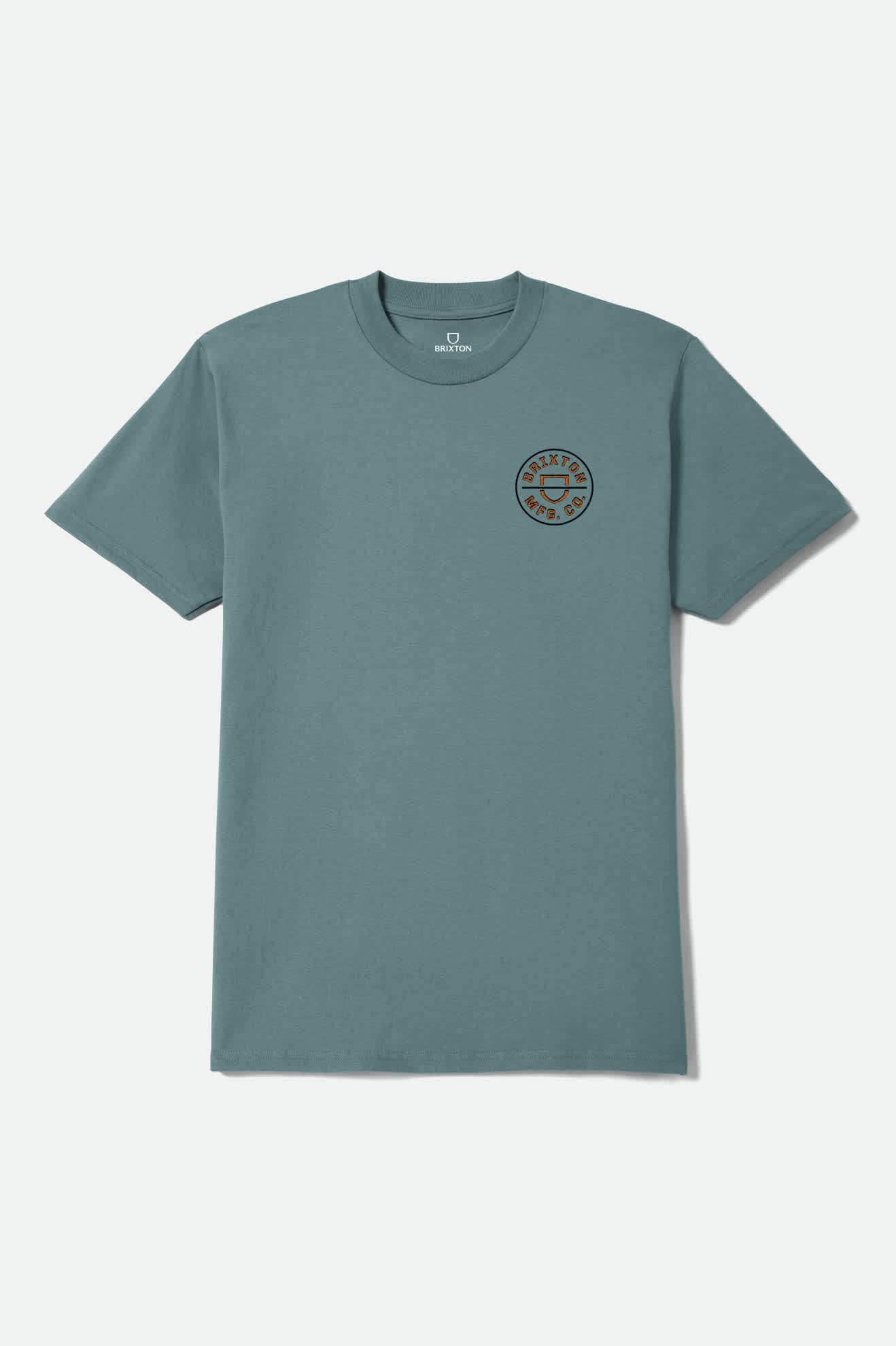 brixton-crest-ii-t-shirt-ocean-breeze-herren-baumwolle image 2