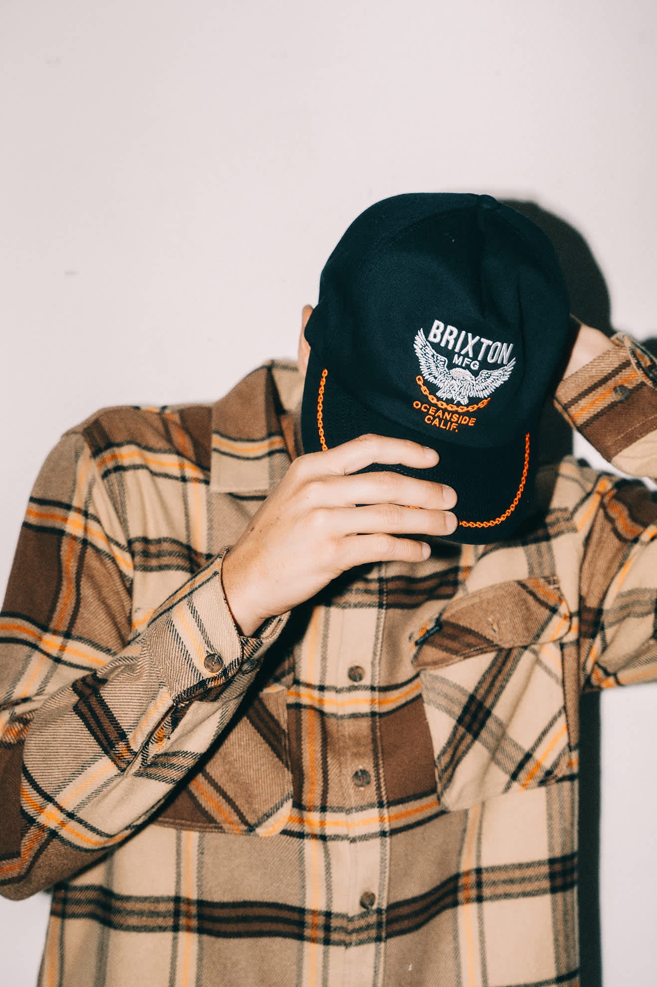 brixton-waller-snapback-black-5-panel-cap-baumwolle image 3
