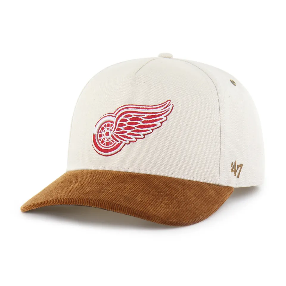 47-brand-47-hitch-detroit-red-wings-cap-natural-snapback image 1