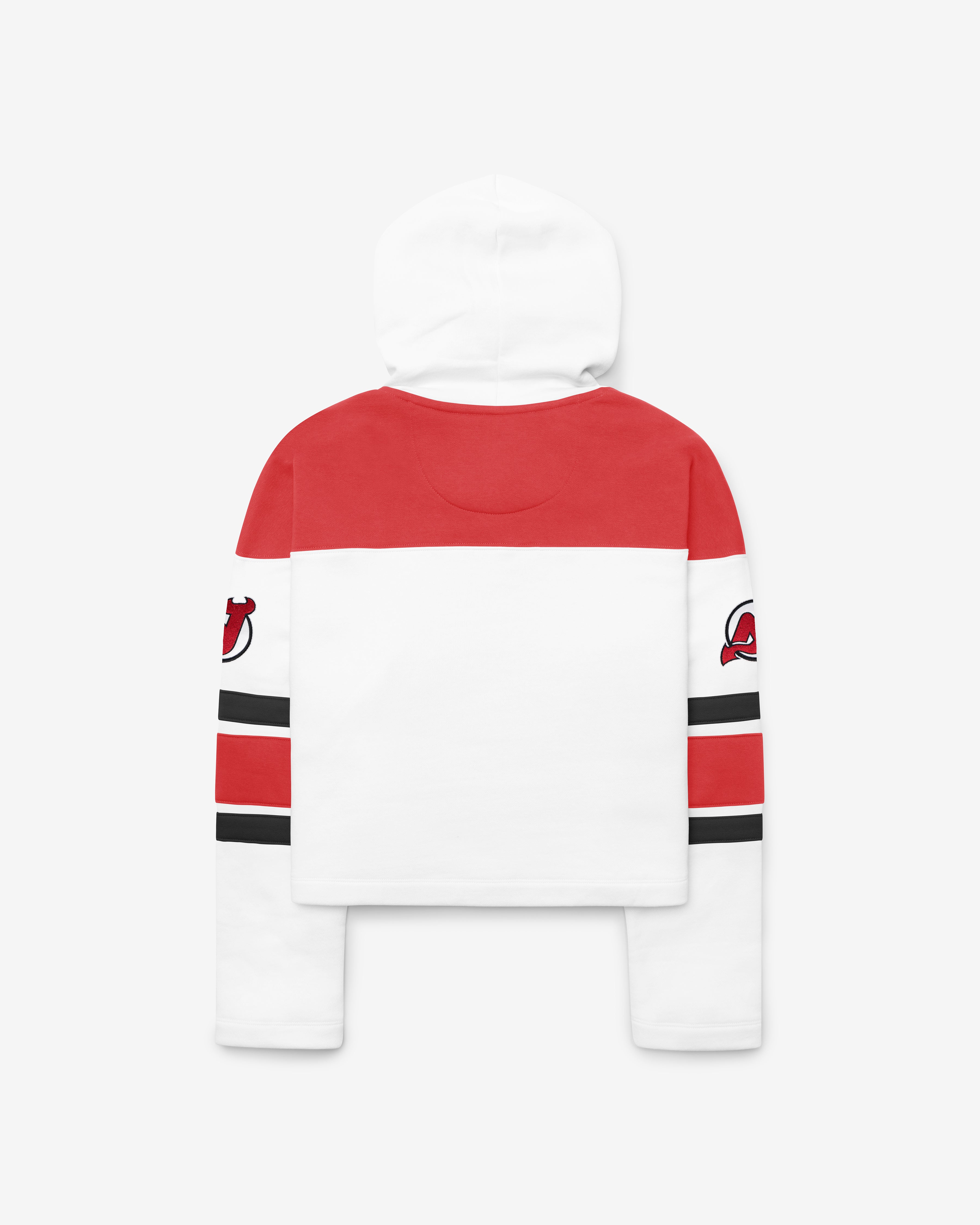 47-lacer-new-jersey-devils-cropped-hoodie-white-wash-damen image 2