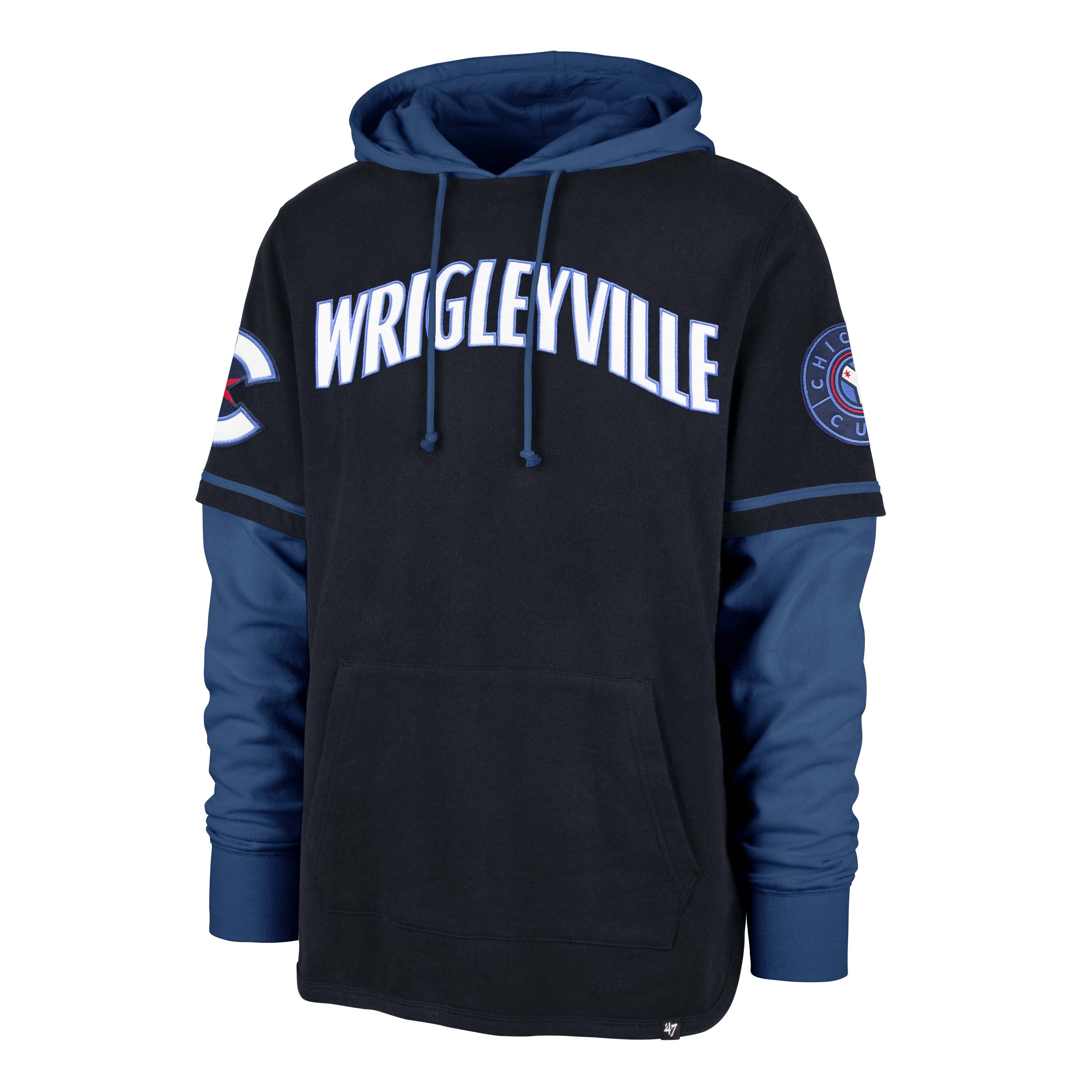 47-brand-trifecta-shortstop-chicago-cubs-hoodie-navy image 1