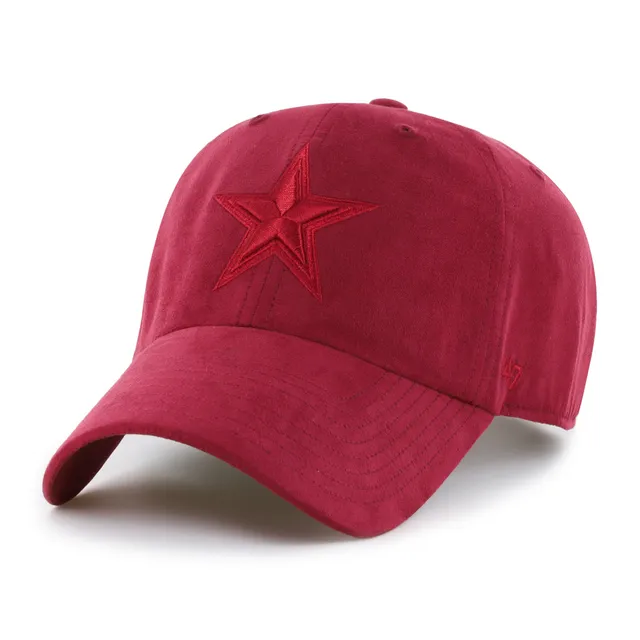47-clean-up-dallas-cowboys-ballpark-suede-cap-razor-red image 1