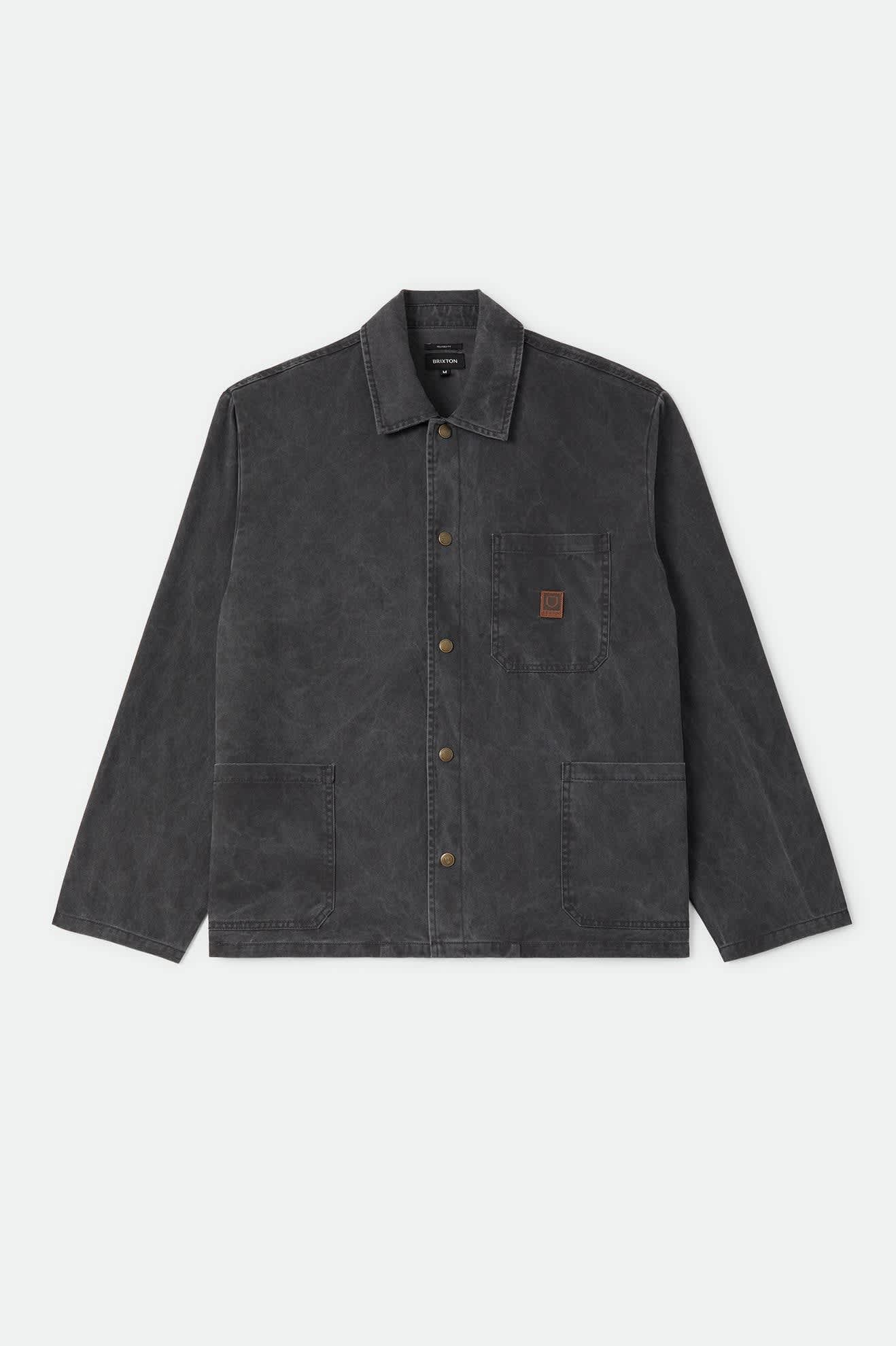 brixton-painters-jacket-washed-black-baumwolltwill image 1