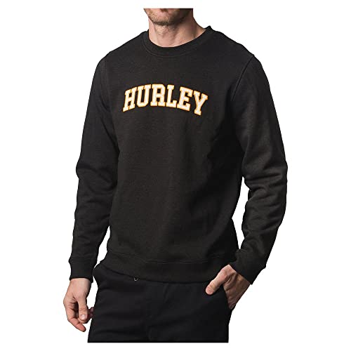 hurley-capetown-varsity-crew-sweatshirt-l-schwarz image 7
