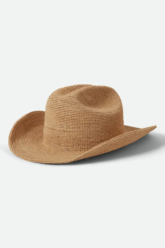 brixton-odessa-straw-cowboyhut-tan-packbar-raffia image 1