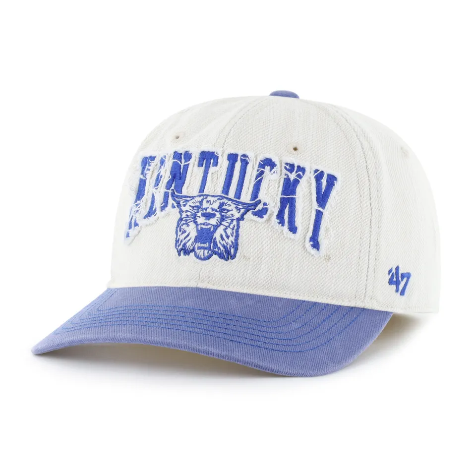 47-brand-kentucky-wildcats-groton-franchise-fitted-cap-mojave image 1