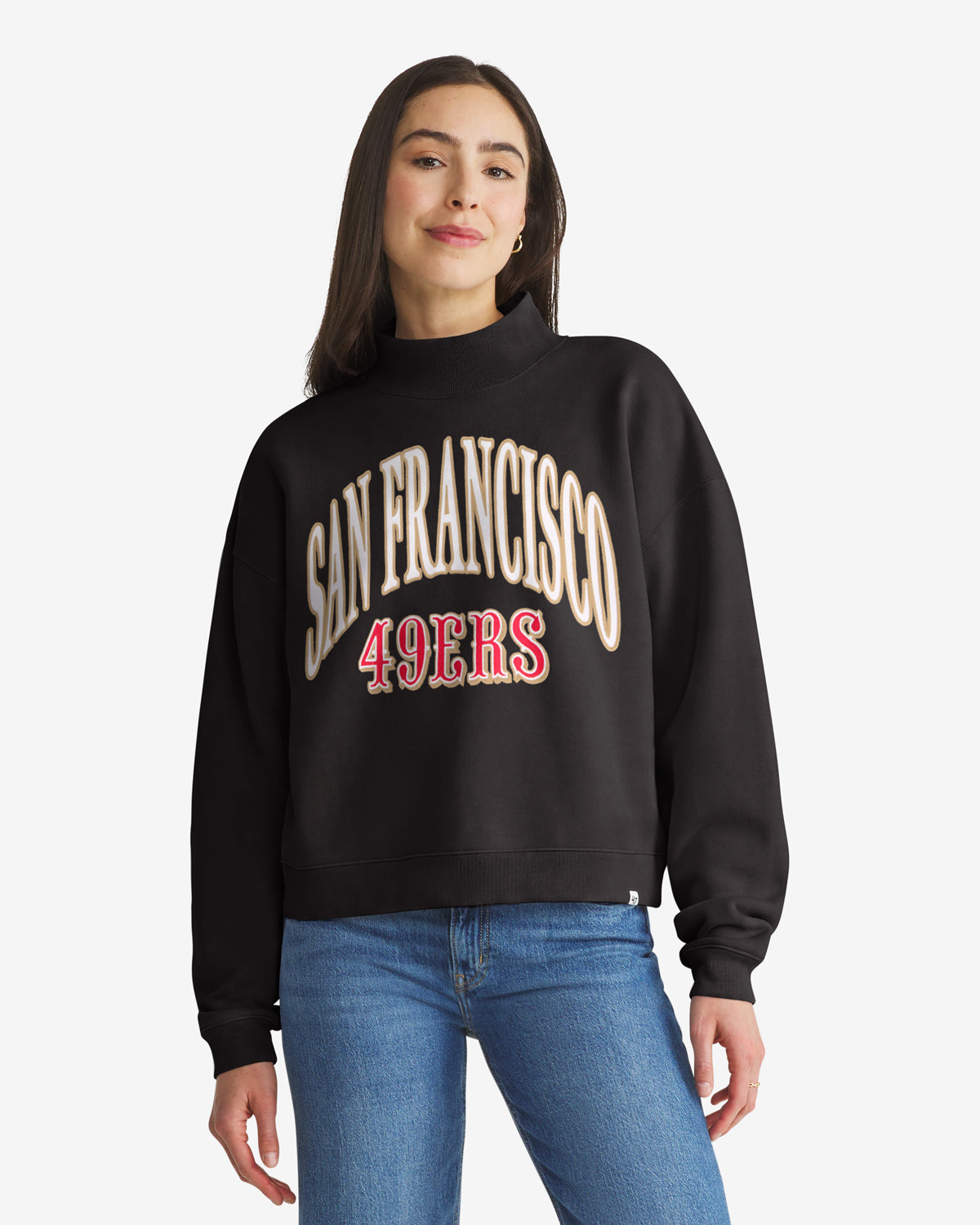 47-vantage-san-francisco-49ers-sweatshirt-schwarz-damen image 1