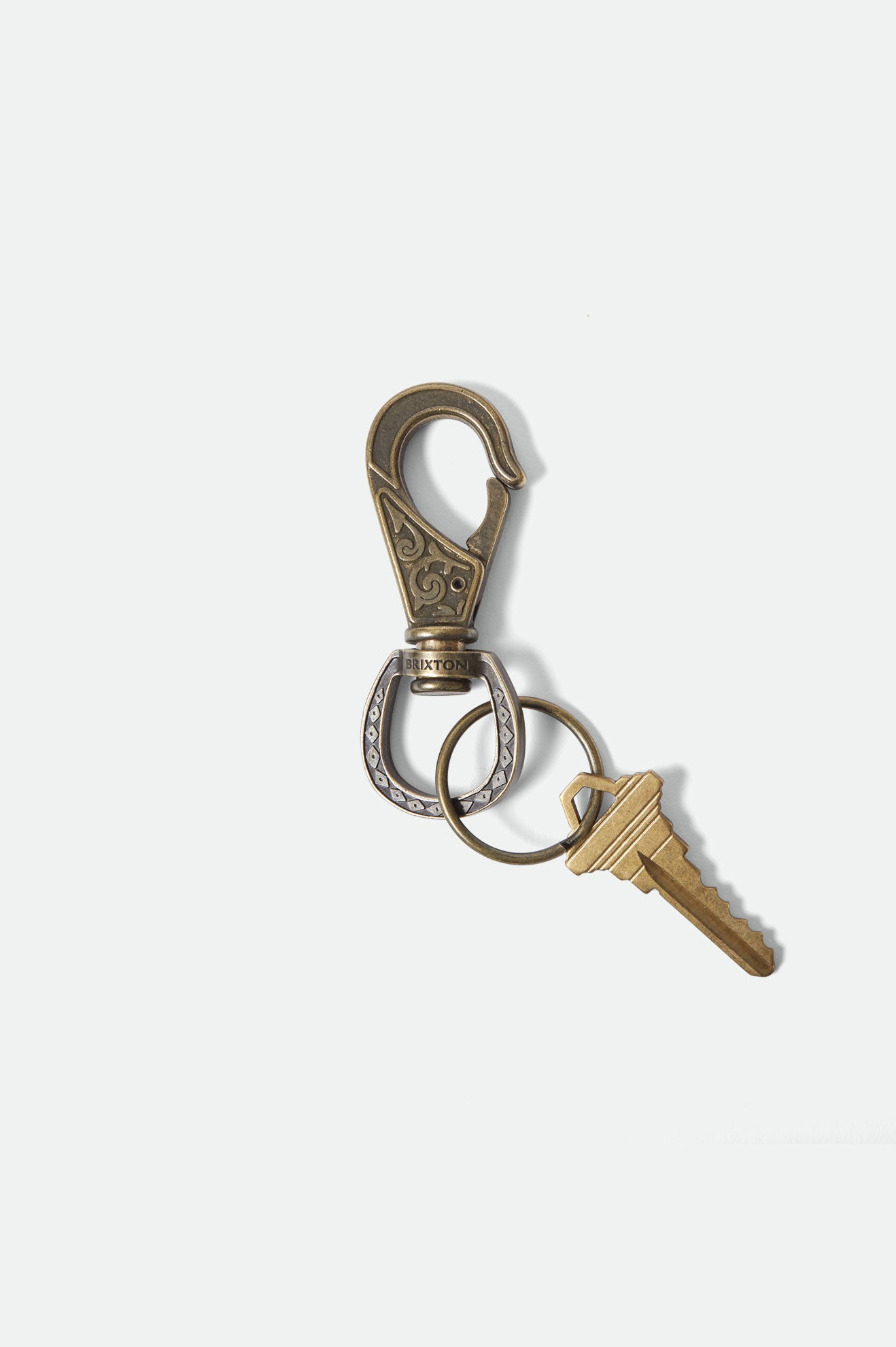 brixton-scroll-schl-sselanh-nger-antique-bronze-nylon image 1