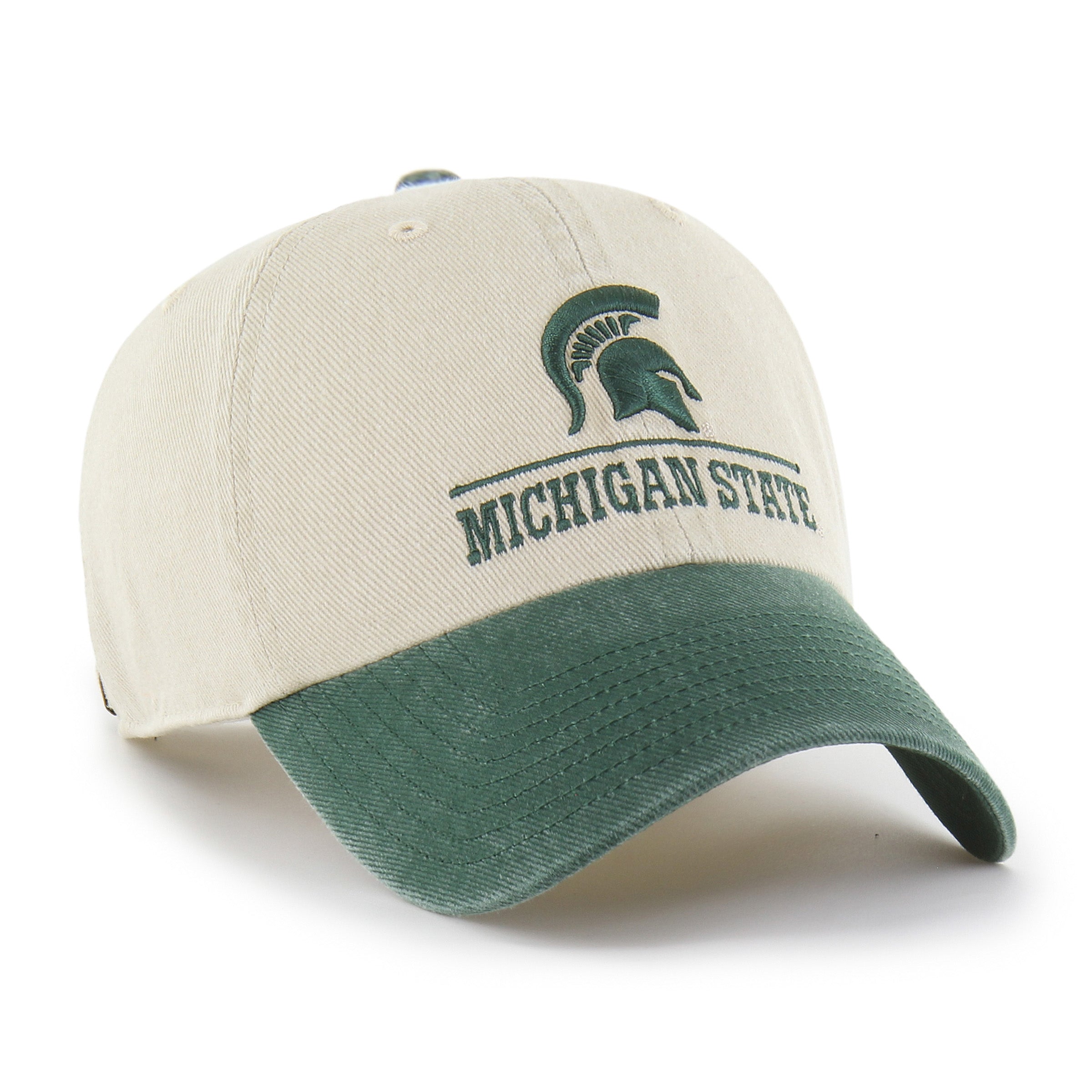 47-brand-michigan-state-two-tone-clean-up-cap-mojave image 3