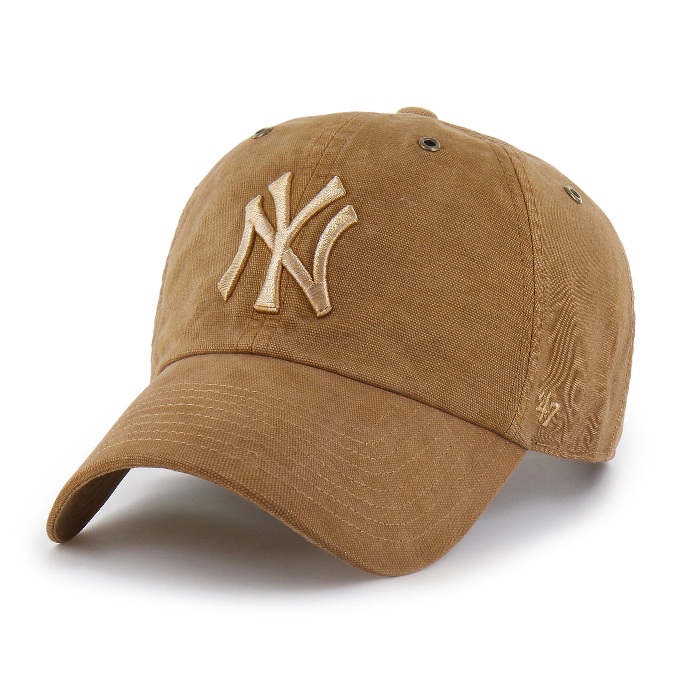47-brand-clean-up-new-york-yankees-cap-braun-carhartt image 4